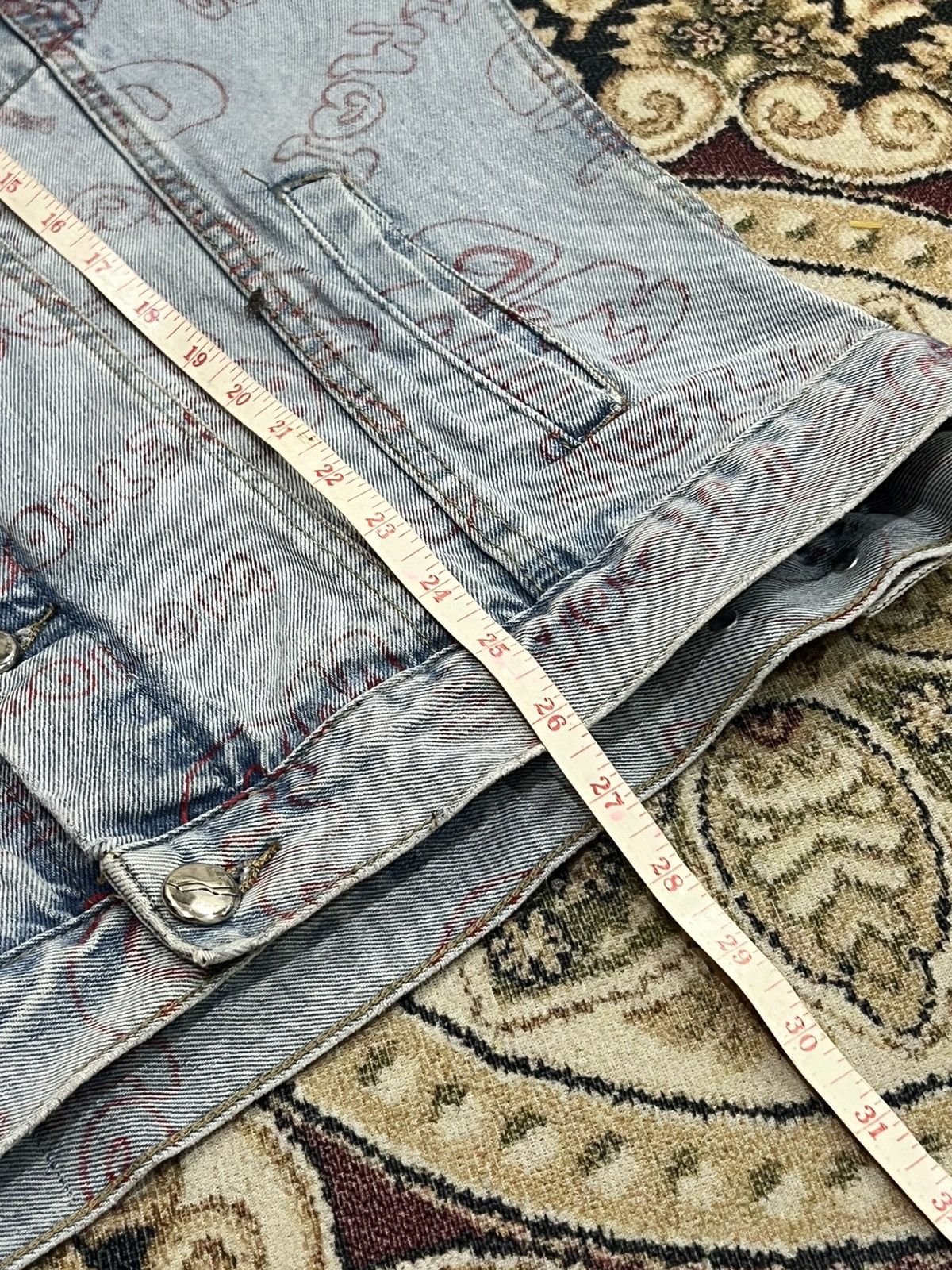 Japanese Brand × Vintage Welldone Graffity Denim Jacket Size US L / EU 52-54 / 3 - 8 Thumbnail