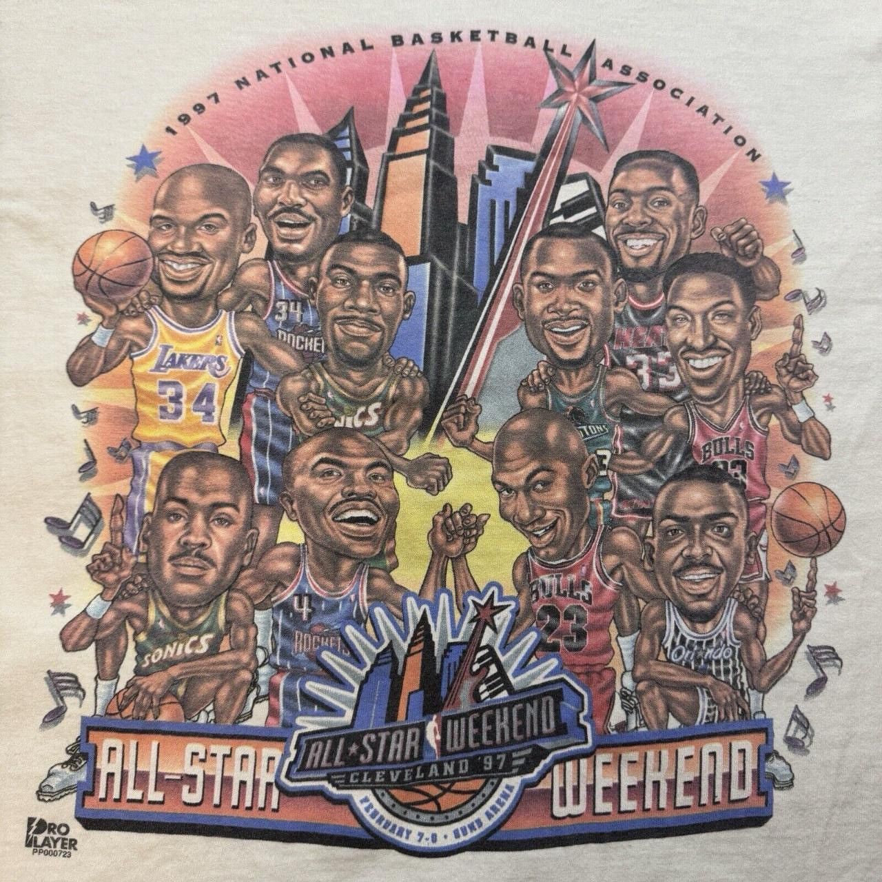 Pro Player Vintage 1997 Cleveland ALL-Star Game NBA Tee Size L Size US L / EU 52-54 / 3 - 2 Thumbnail