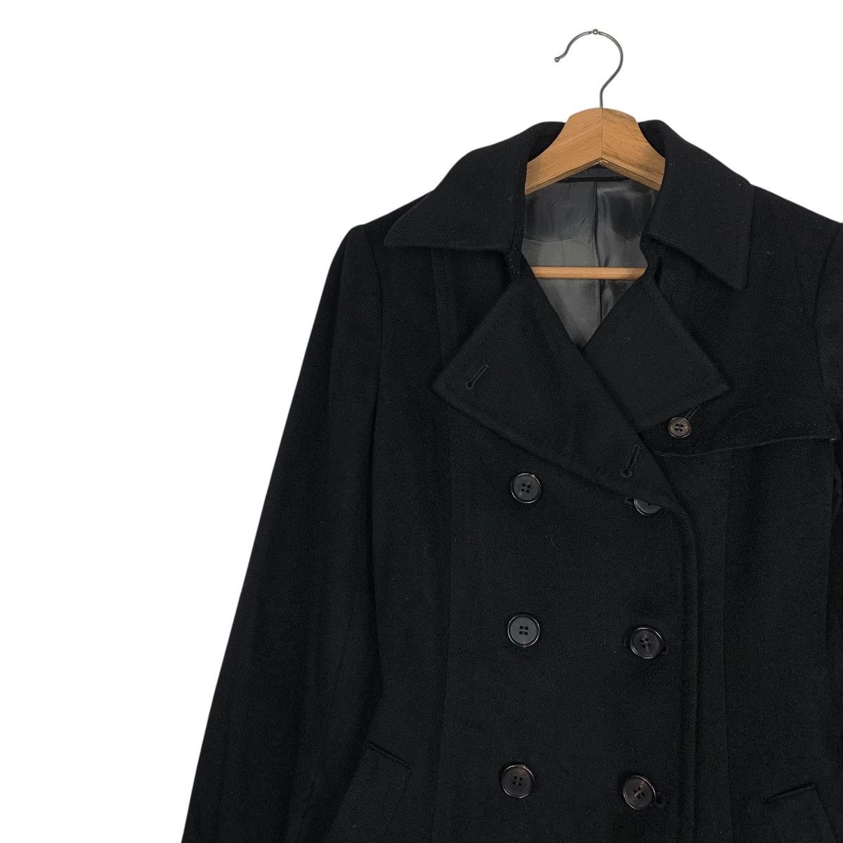 Japanese Brand Kiyoko Takase Japanese Designer Double Breasted Coat Size S / US 4 / IT 40 - 6 Thumbnail