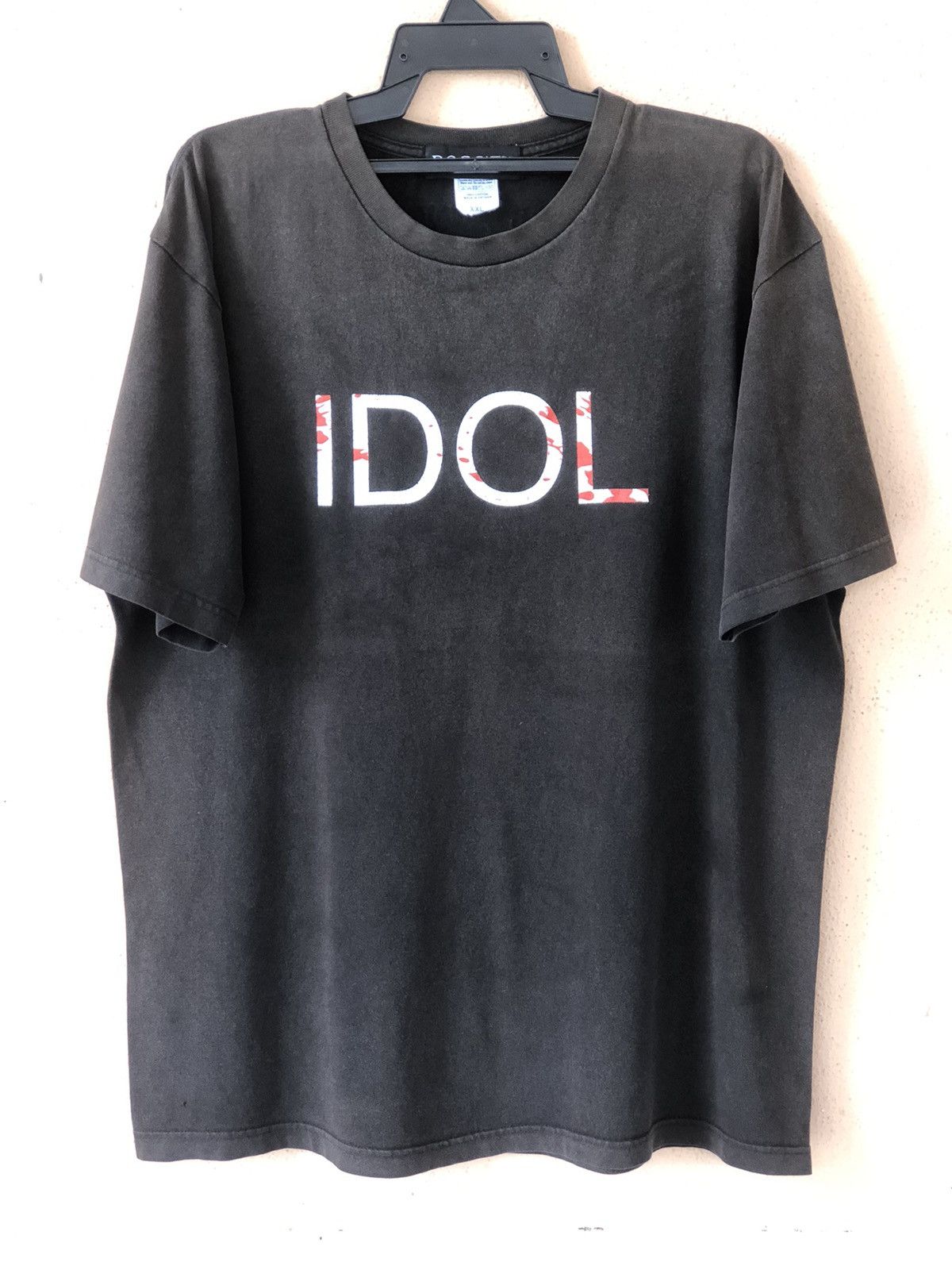 Vintage Sun Faded📍Vintage IDOL Wording Tee Size US XL / EU 56 / 4 - 1 Thumbnail