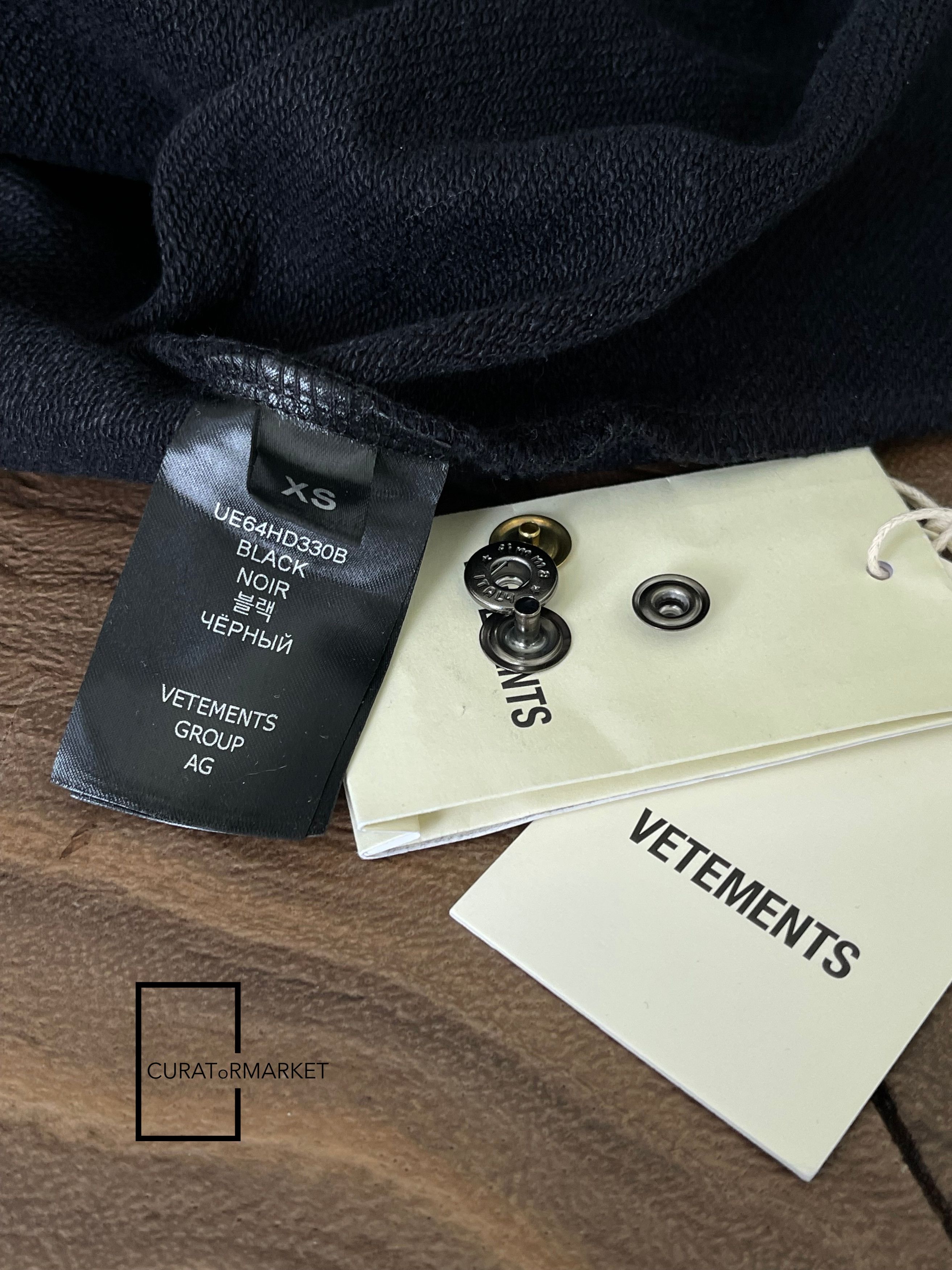 Vetements GRAIL Multi Cargo Pocket Zip Army Military Black Hoodie SS24 Size US XS / EU 42 / 0 - 13 Thumbnail