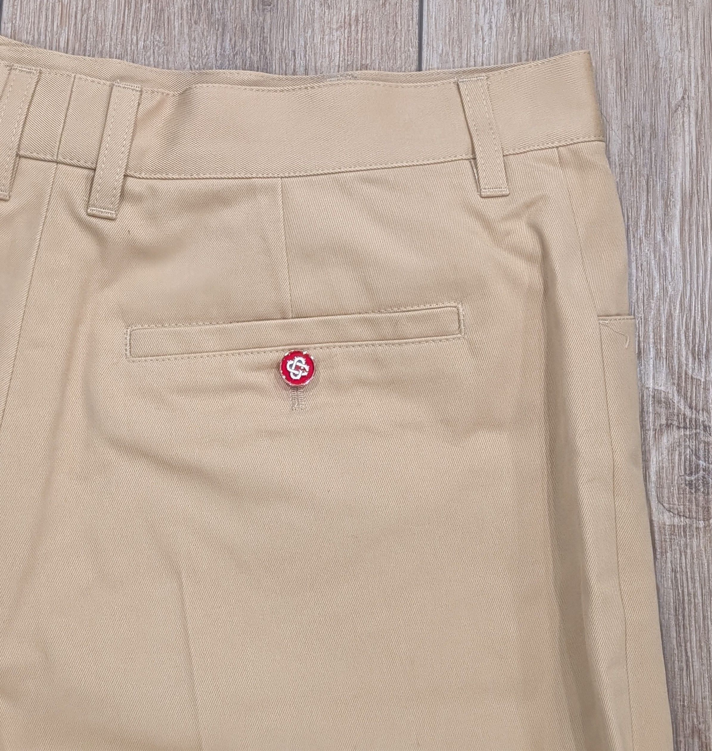 Casablanca CASABLANCA "Chicano" Chino Shorts Beige 50 US 34 Size US 34 / EU 50 - 4 Thumbnail