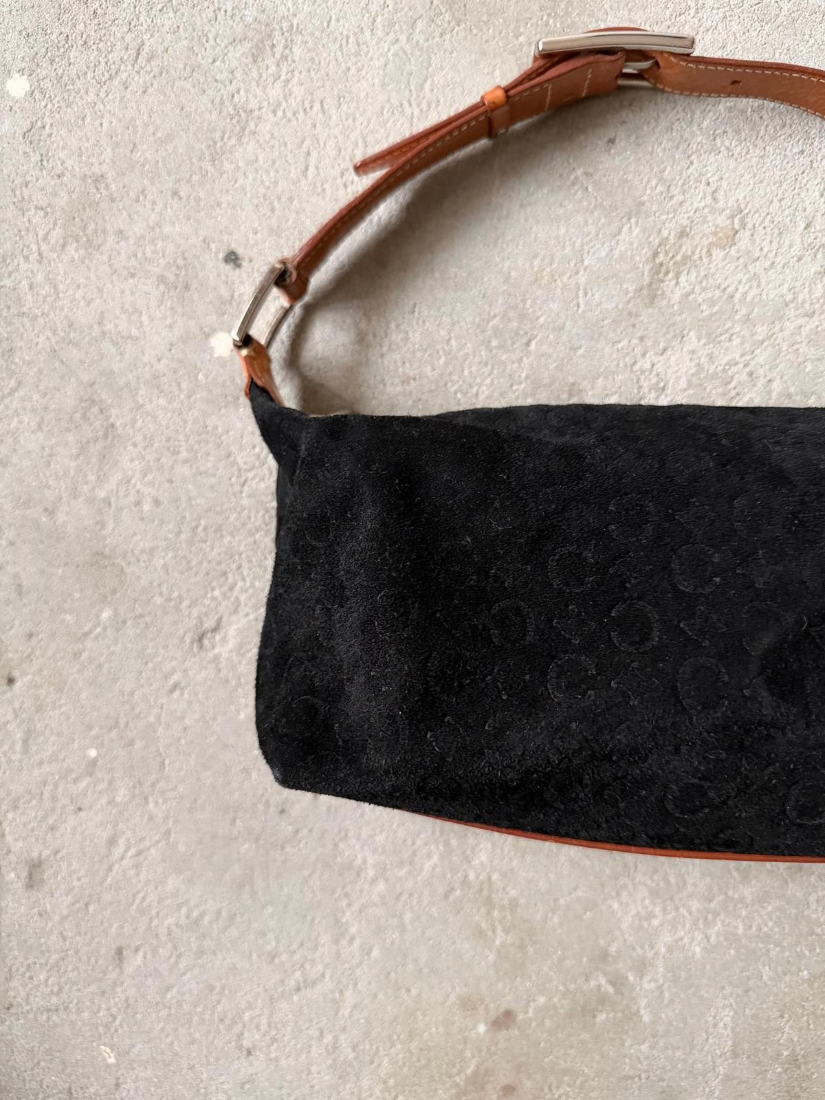 Celine Celine Suede Shoulder Bag Black Size ONE SIZE - 2 Thumbnail