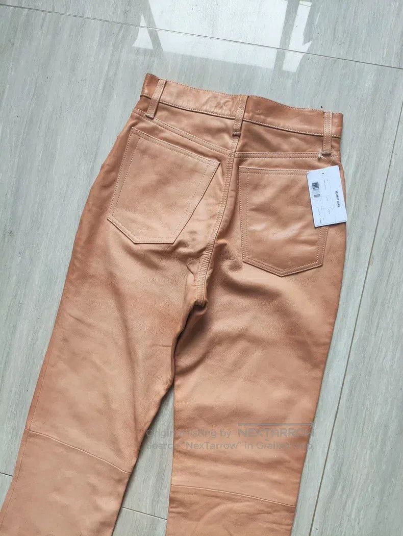 Helmut Lang Helmut Lang Sandy Leather Pants Showpiece Size US 28 / EU 44 - 7 Thumbnail