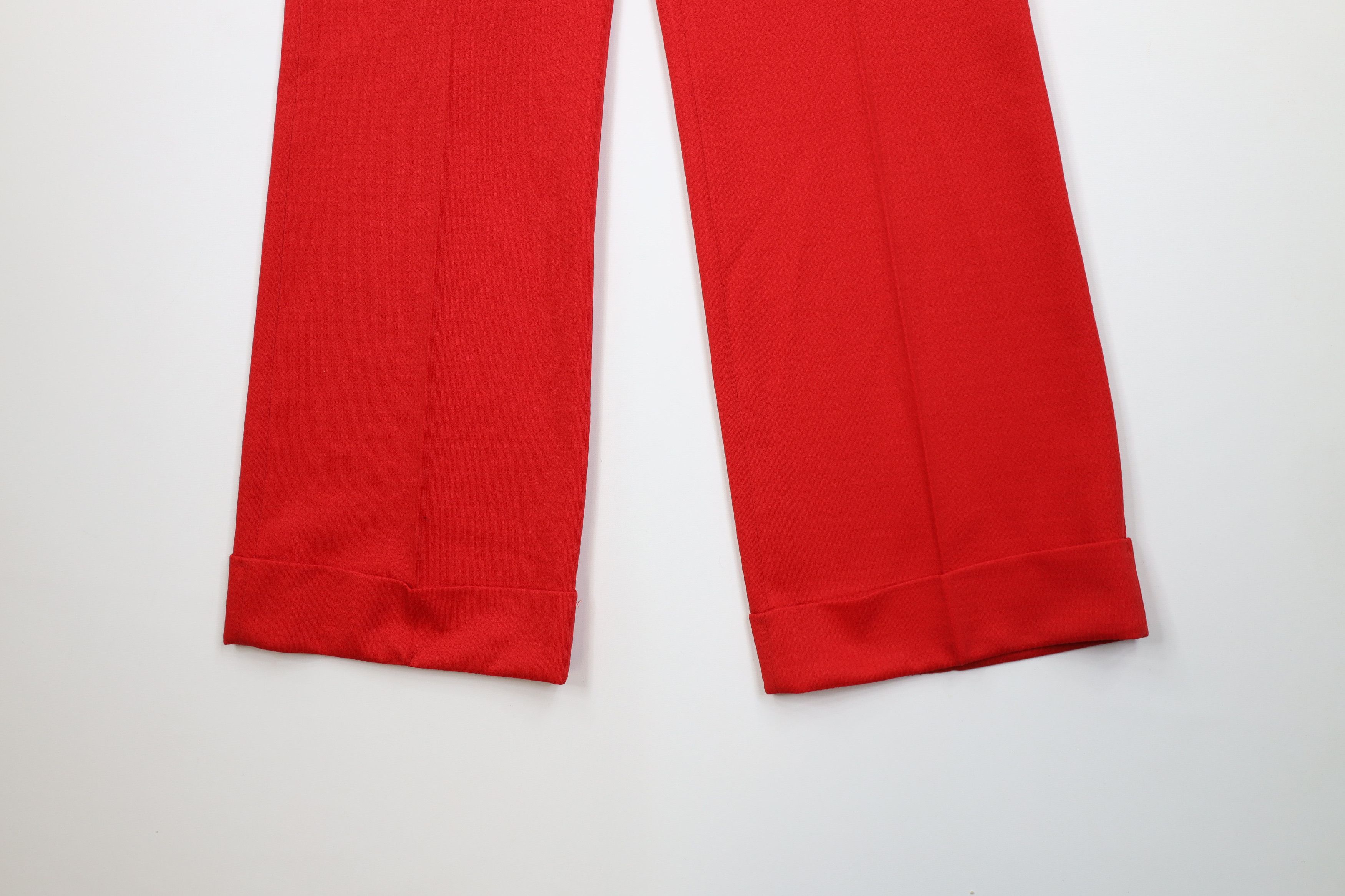 Vintage Vintage 60s 70s Streetwear Bell Bottoms Chino Pants Red USA Size US 36 / EU 52 - 4 Thumbnail
