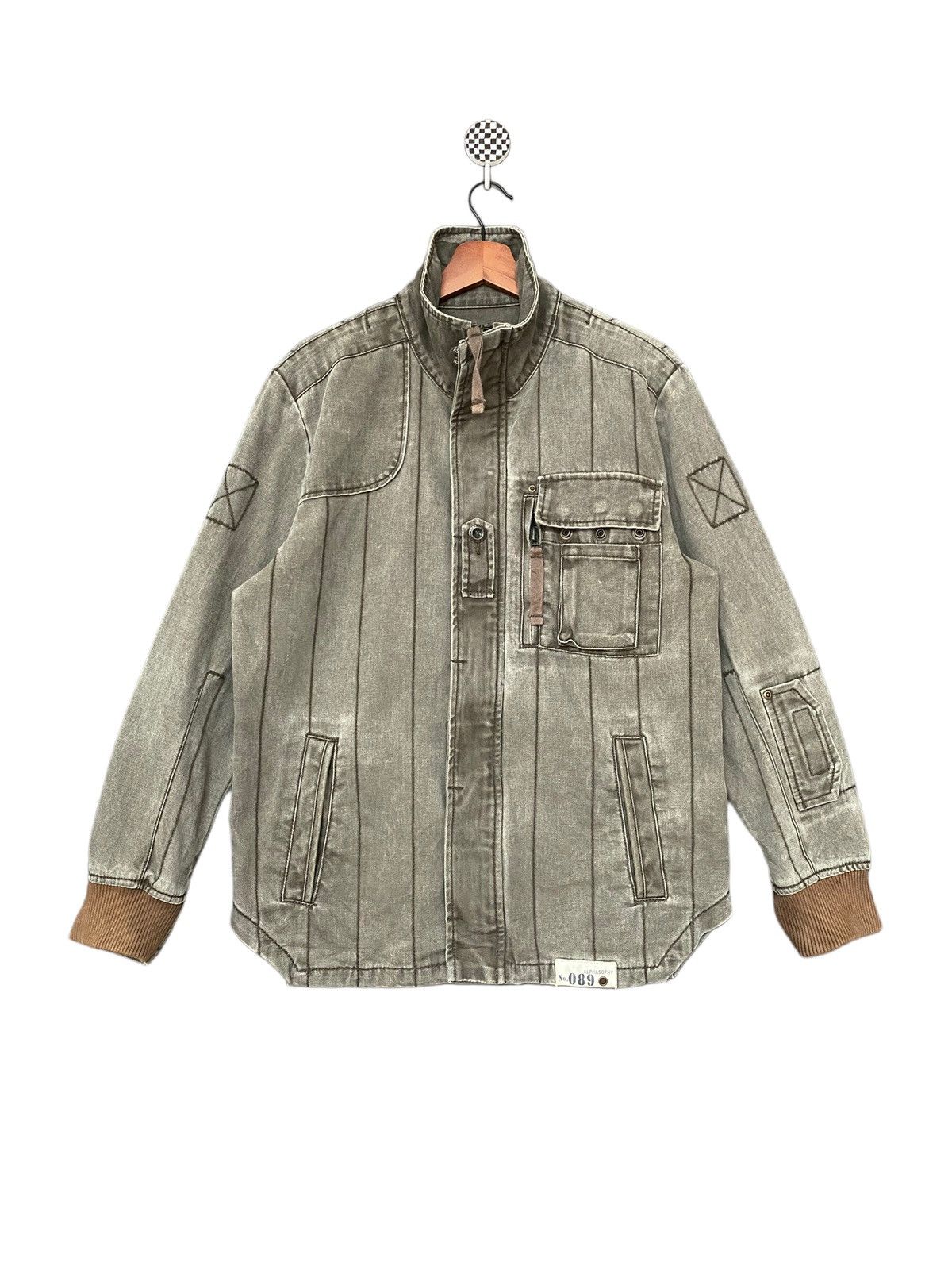 Vintage Vintage Brand Alphasophy Avant Garde Military Jacket 2000s Size US M / EU 48-50 / 2 - 1 Thumbnail