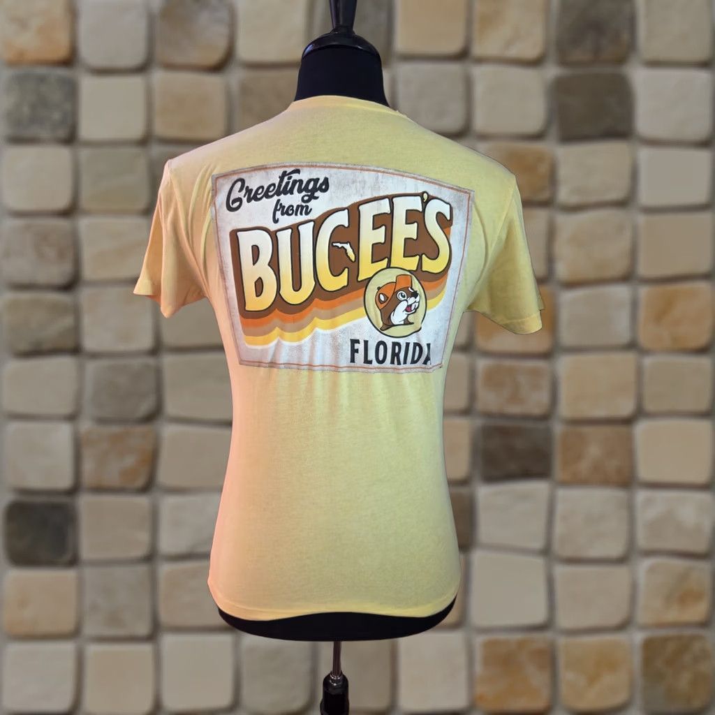 Doublet Buc-ee's Greetings From Florida Yellow Double Sided T Shirt Size S Men Size US S / EU 44-46 / 1 - 1 Thumbnail