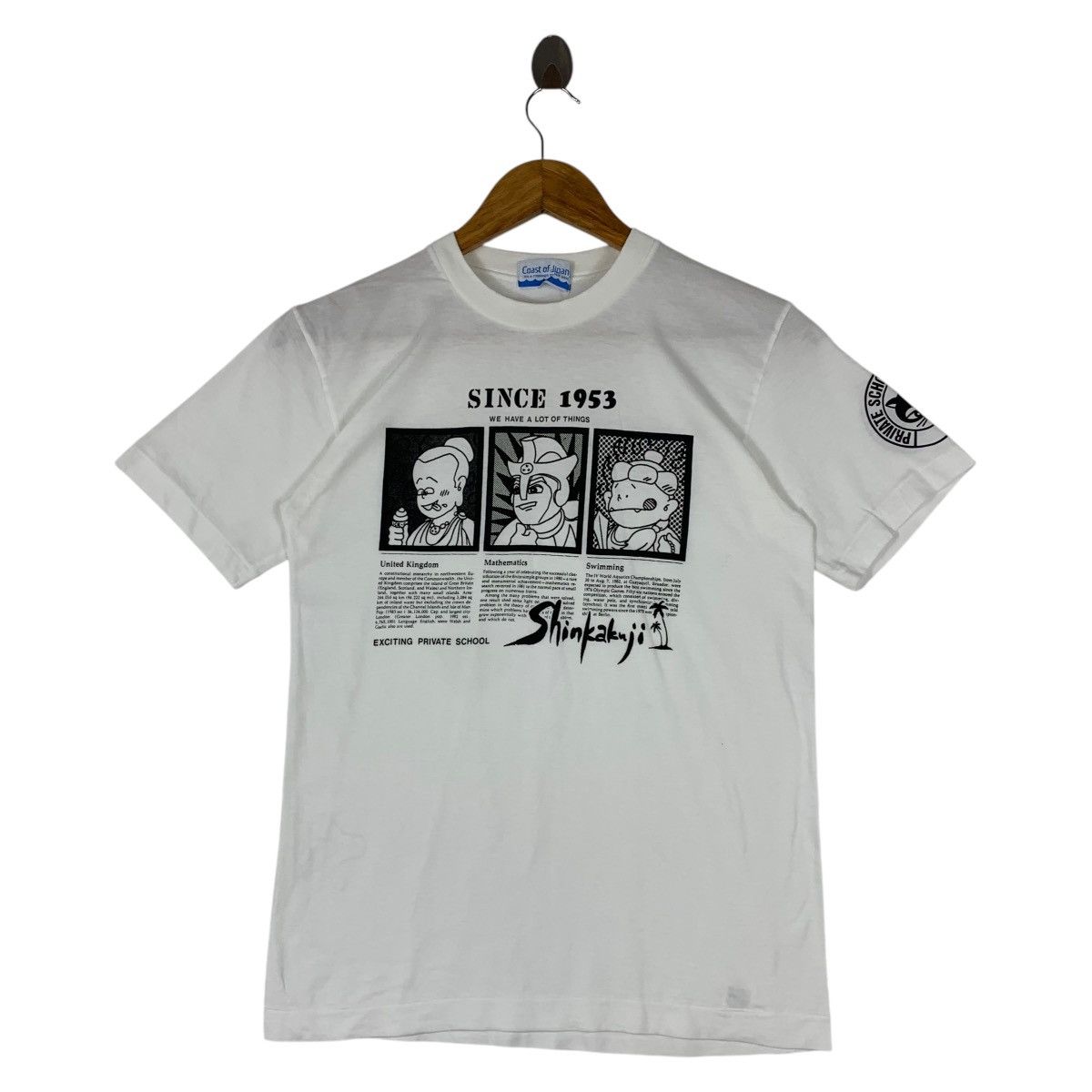 Japanese Brand × Vintage Vintage SHINKAKUJI japan coastal comedy tee Size US S / EU 44-46 / 1 - 1 Thumbnail