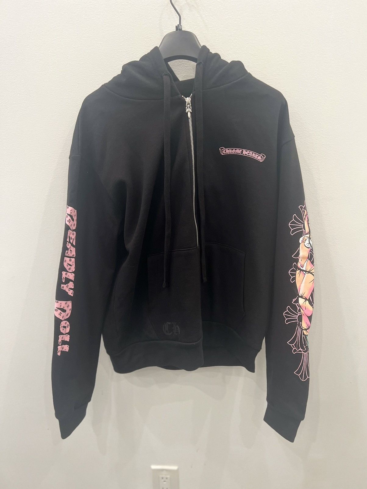 Chrome Hearts Chrome Hearts Deadly Doll Exclusive Zip Up Chrome Hearts Chrome Hearts Deadly Doll Exclusive Zip Up