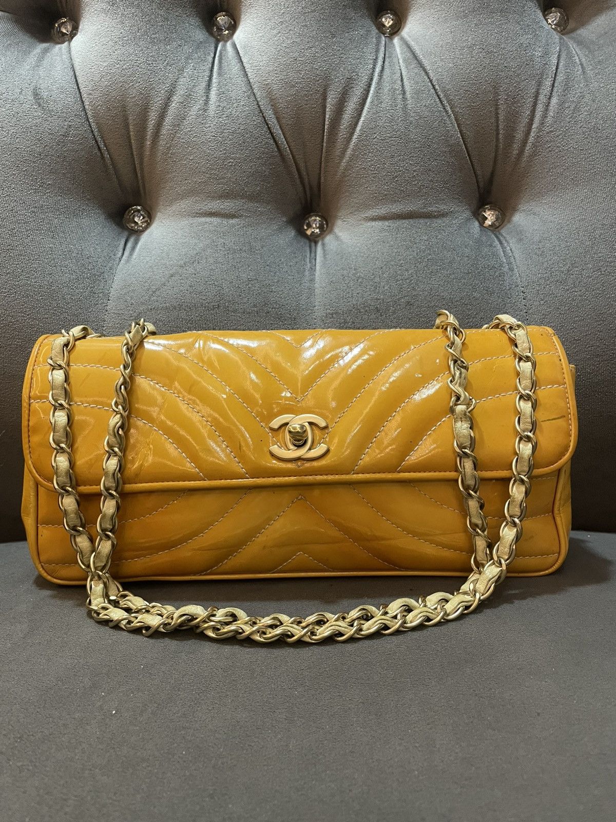 Chanel Authentic CHANEL timeless/ classique patent leather Size ONE SIZE - 17 Thumbnail