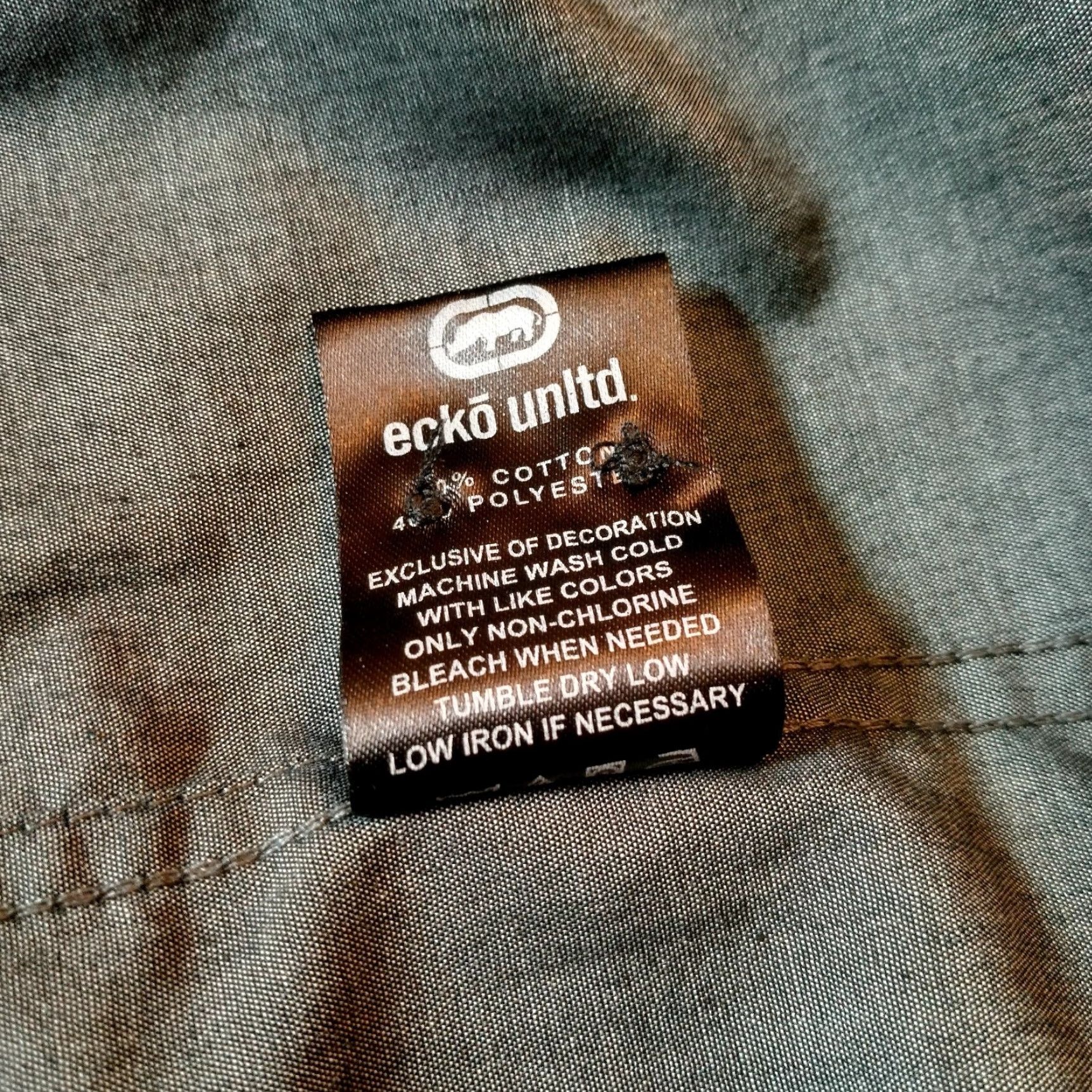 Ecko Unltd. VINTAGE Ecko Unltd Shirt 2XL Gray All Over Print Logo Spellout Streetwear Men T-Shirt Size US XXL / EU 58 / 5 - 5 Thumbnail