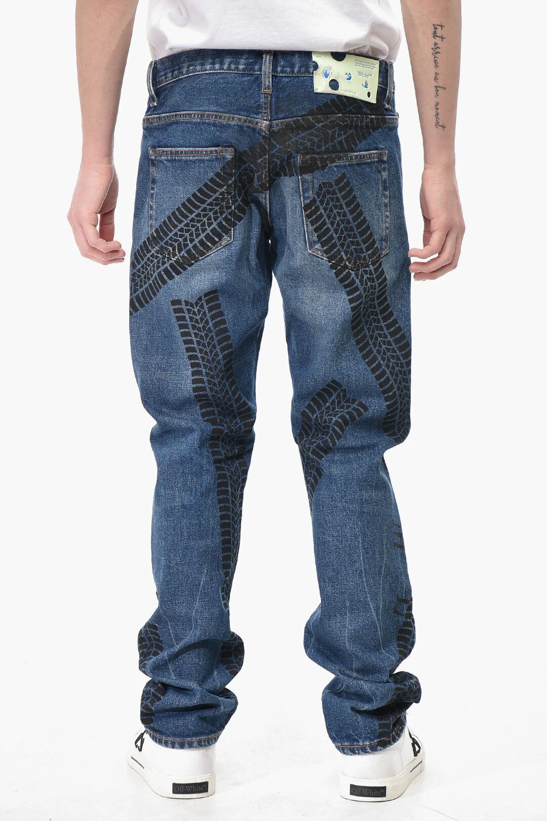 Off-White og1mm0526 Skinny Fit Jeans in Blue/Black Size US 31 - 2 Thumbnail