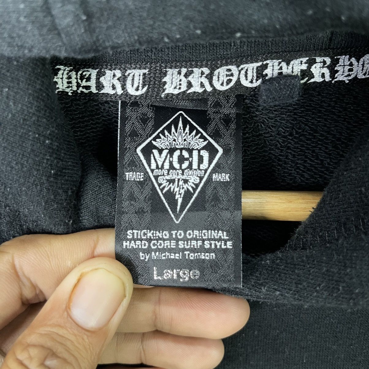 Japanese Brand 2000s MCD More Core Division Hoodie Size US L / EU 52-54 / 3 - 10 Thumbnail