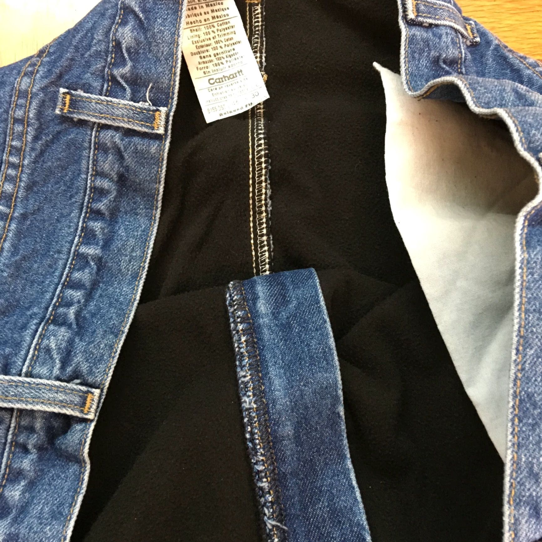 Carhartt Carhartt Jeans Mens Casual Relaxed Fit Straight Blue Denim Lined Size 46X30 US A Seller Mens Regular 46X30 Blue 90s? No, keep to best. Size US 30 / EU 46 - 3 Thumbnail