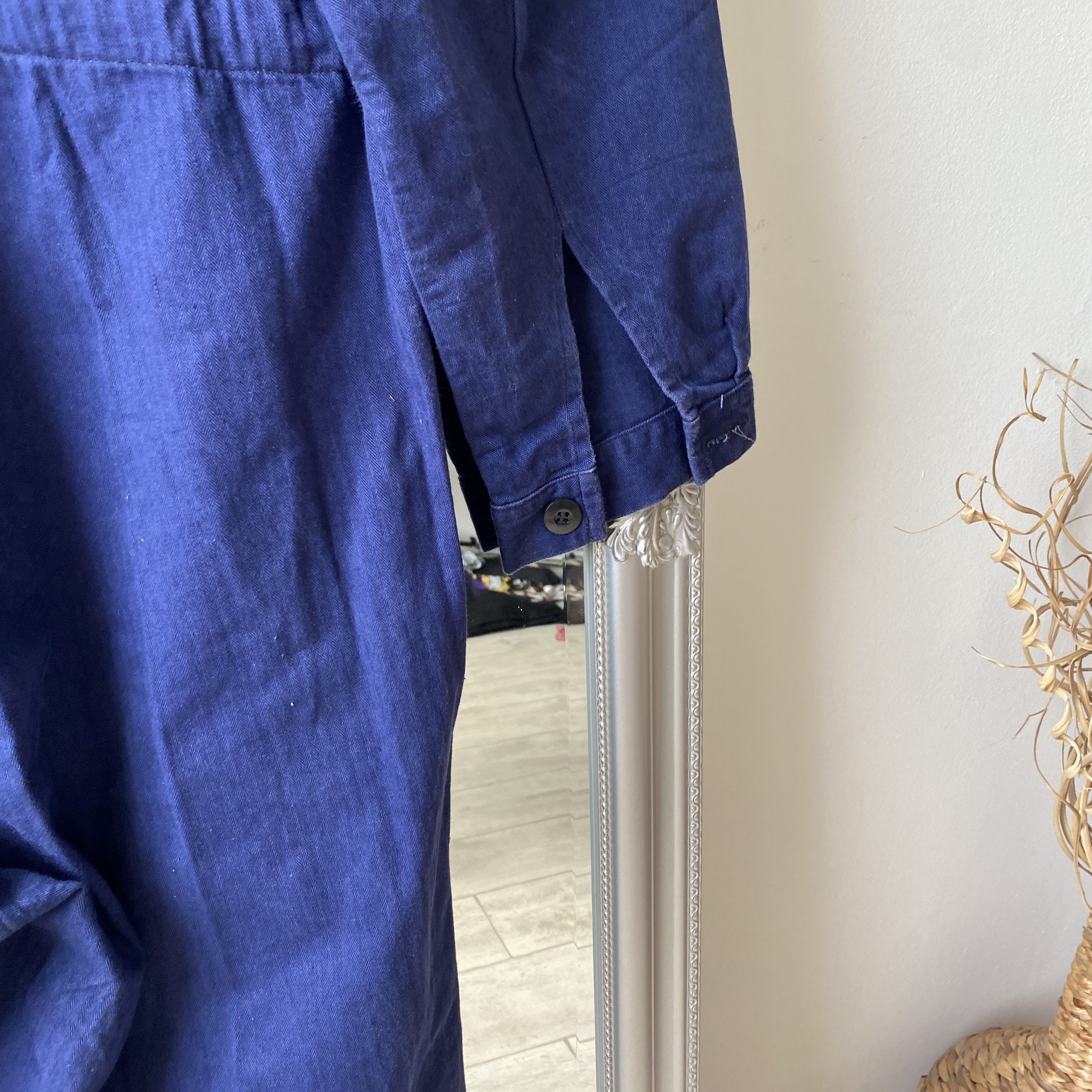 Le Laboureur ⚙️ Vintage Sanfor French Coverall Worker jumpsuit Vetra Size US 32 / EU 48 - 9 Thumbnail
