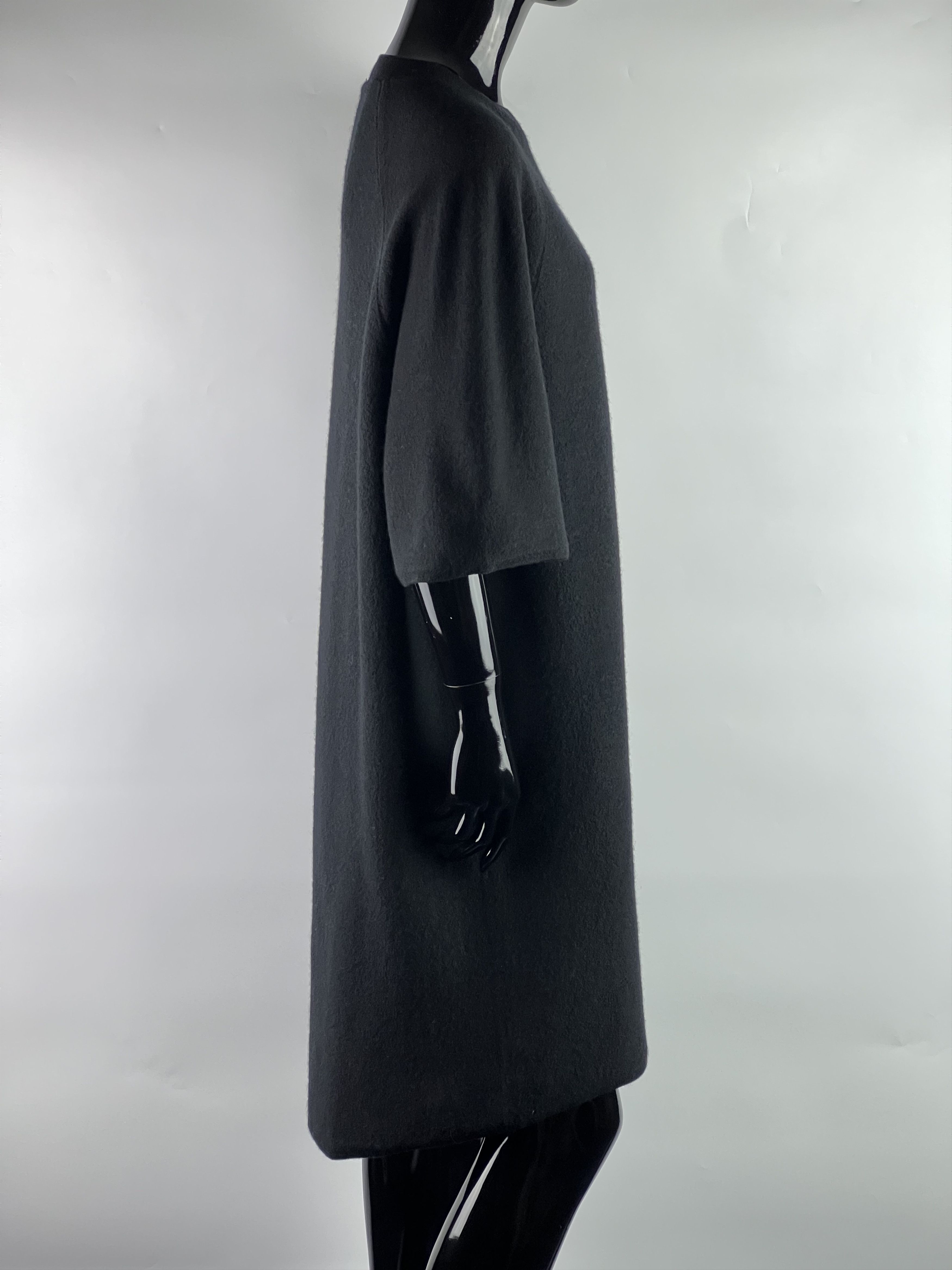 COS 100% Wool Half Sleeve Knee Lenght Dress XS Oversized