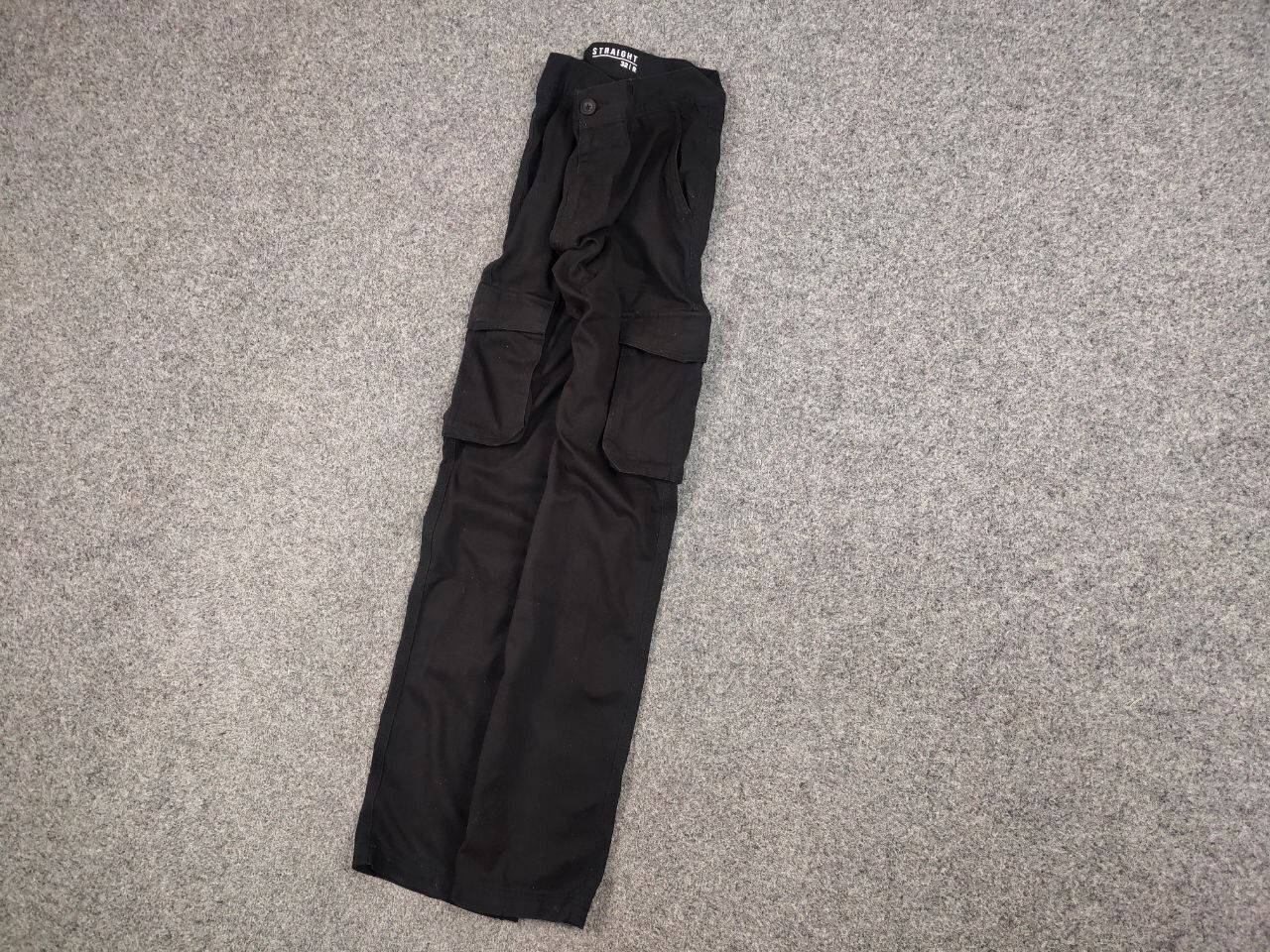 Japanese Brand Vintage 90's Japanese Black Pocket Casual Cargo Pants Size US 32 / EU 48 - 3 Thumbnail