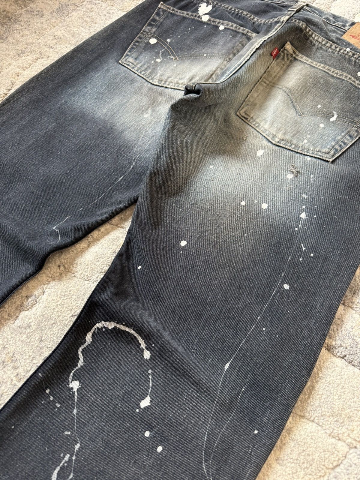 Levi's Rare Levis 517 Distressed Boro Shadow Fade Flared Jeans Size US 34 / EU 50 - 14 Thumbnail