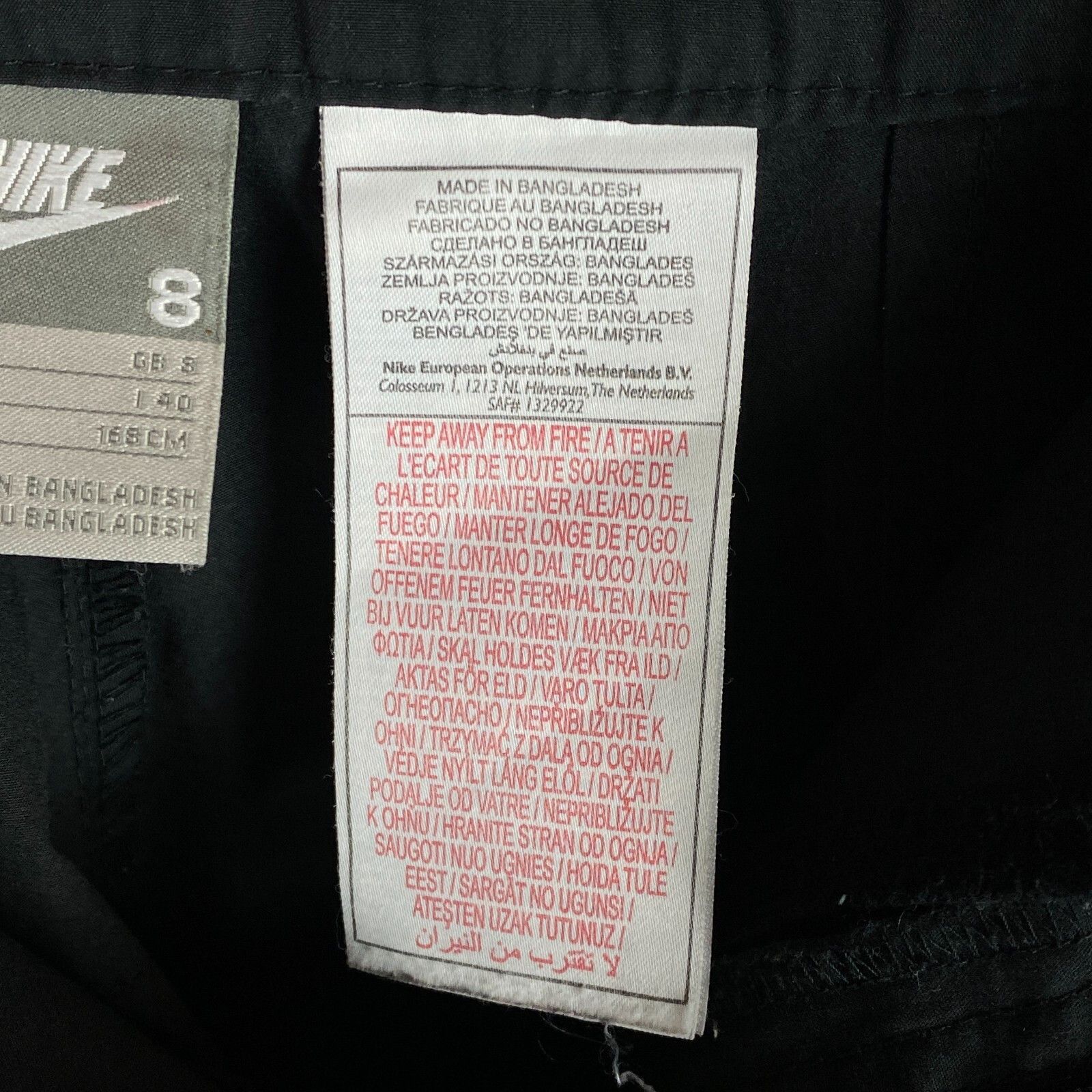 Nike Nike Vintage Sweatpants Cargo Women's Size 8 Black ` Size 30" / US 8 / IT 44 - 9 Thumbnail