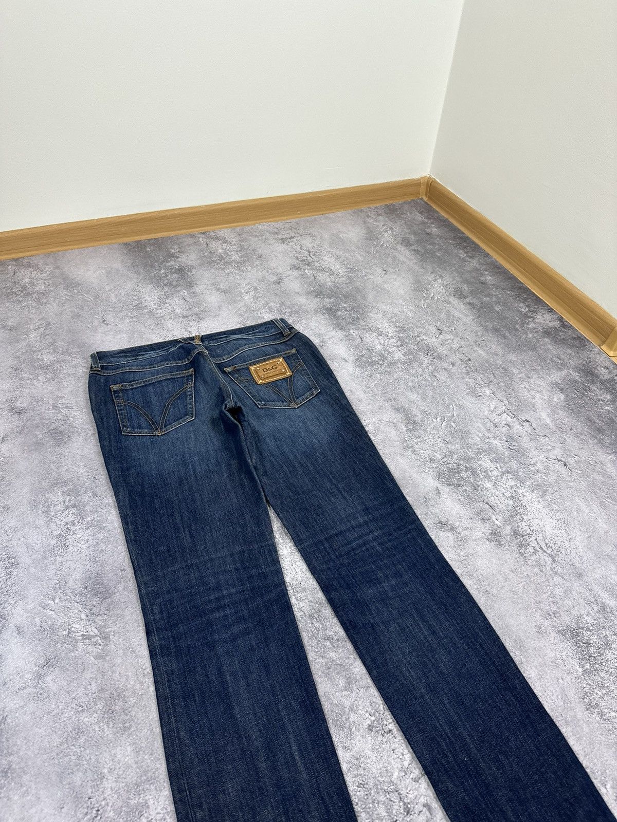 Dolce & Gabbana Vintage Dolce & Gabbana Luxury Blue Denim Avant Garde Jeans Size 26" / US 2 / IT 38 - 5 Thumbnail