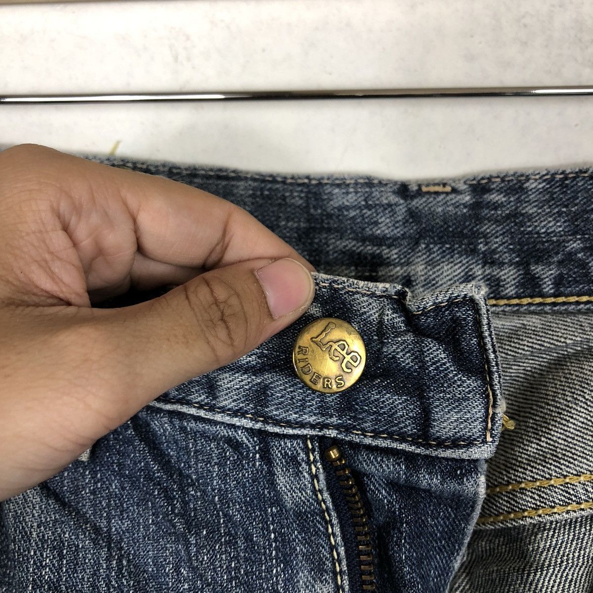 Japanese Brand 🔥90’s VINTAGE DISTRESSED DENIM JEANS LEE RIDERS Size US 30 / EU 46 - 13 Thumbnail