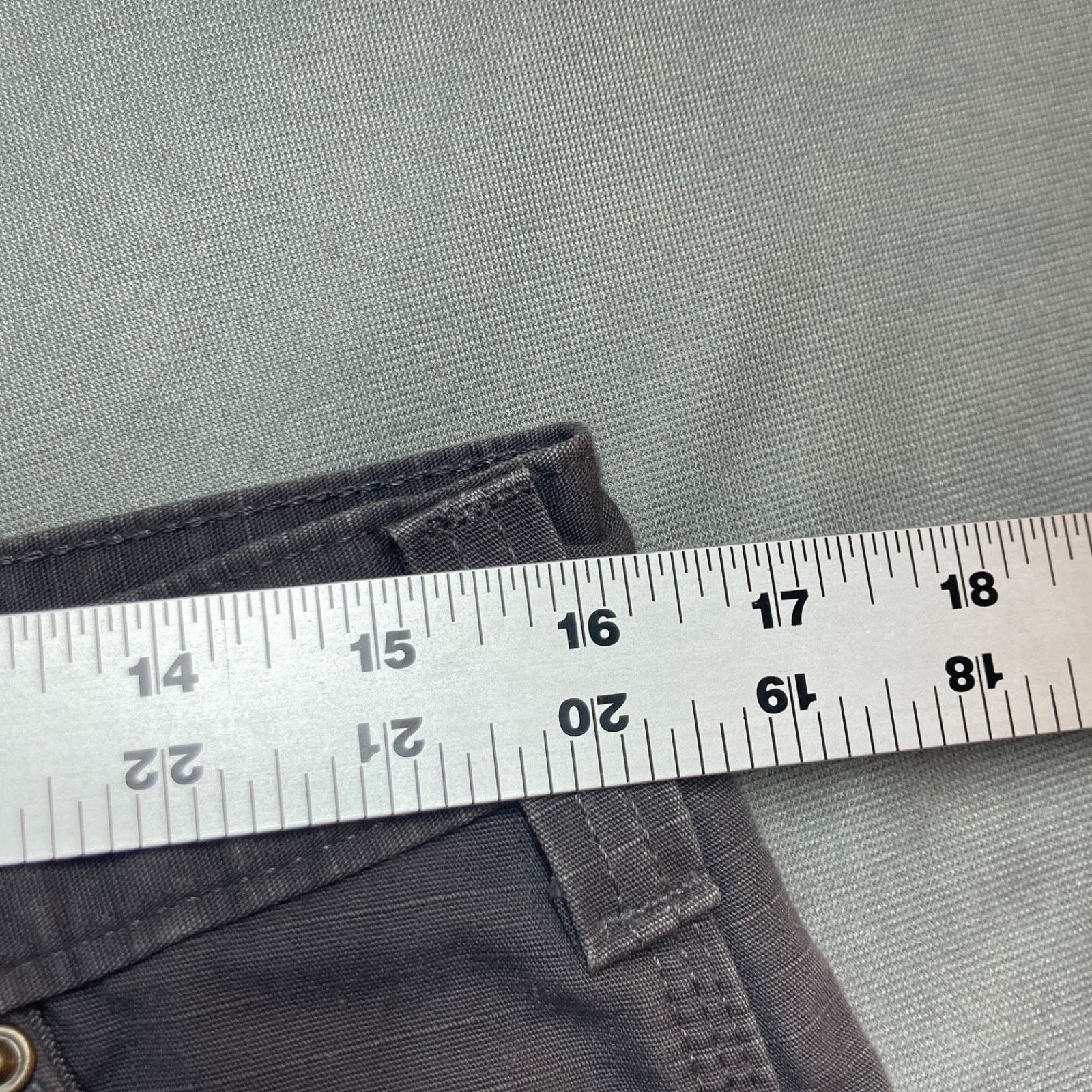 Carhartt Carhartt Double Knee Ripstop Cargo Flannel Lined 33x30 Gray Size US 33 - 4 Thumbnail