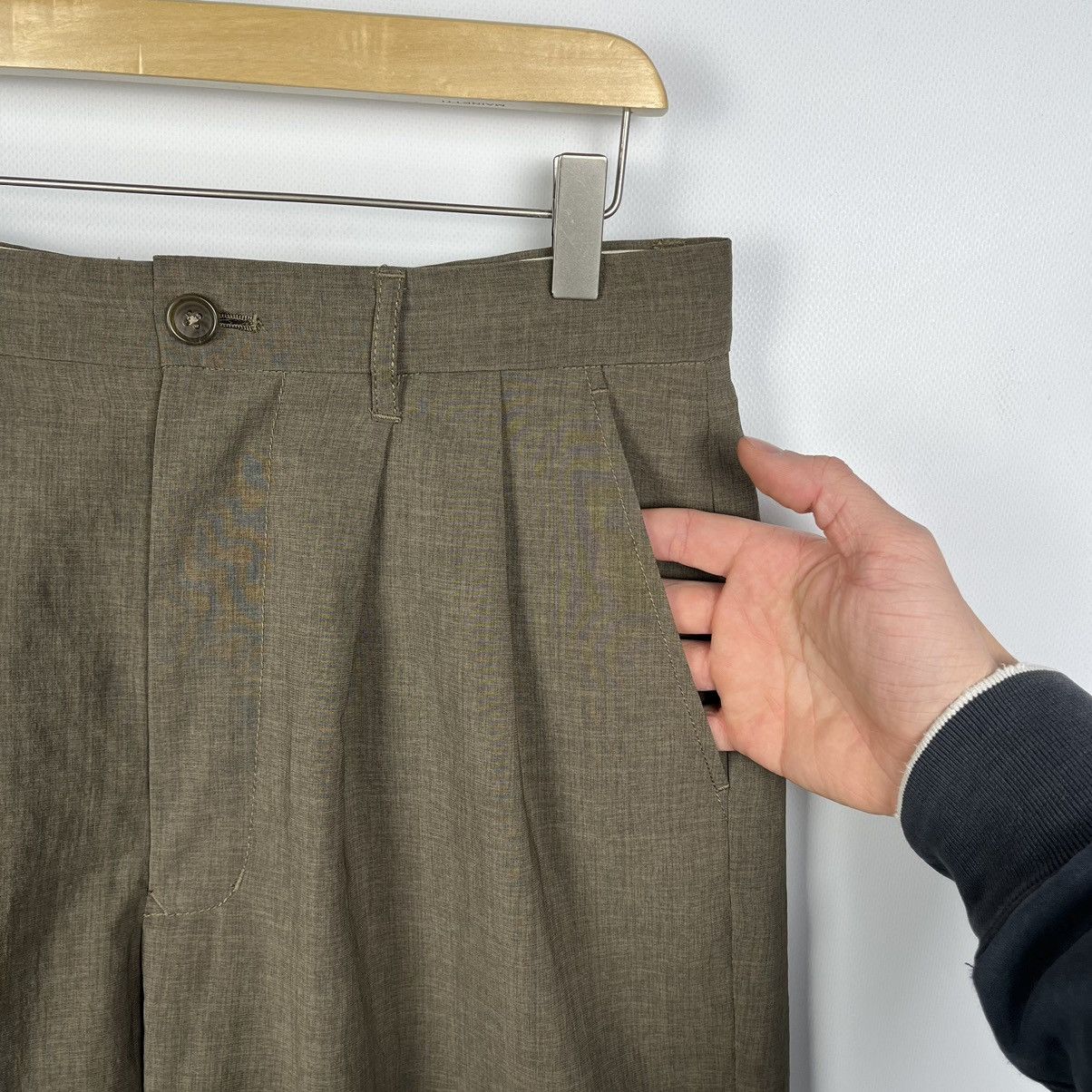Beams Japan Beams Japan Khaki Bermuda Shorts Size US 30 / EU 46 - 9 Thumbnail