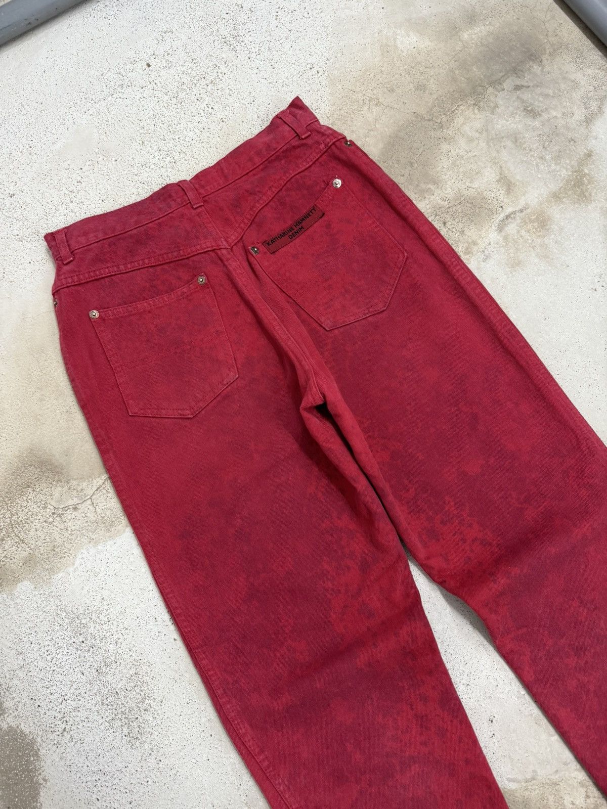 Katharine Hamnett London Katharine Hamnett Denim Designer Pants Special Washed Size US 26 / EU 42 - 9 Thumbnail