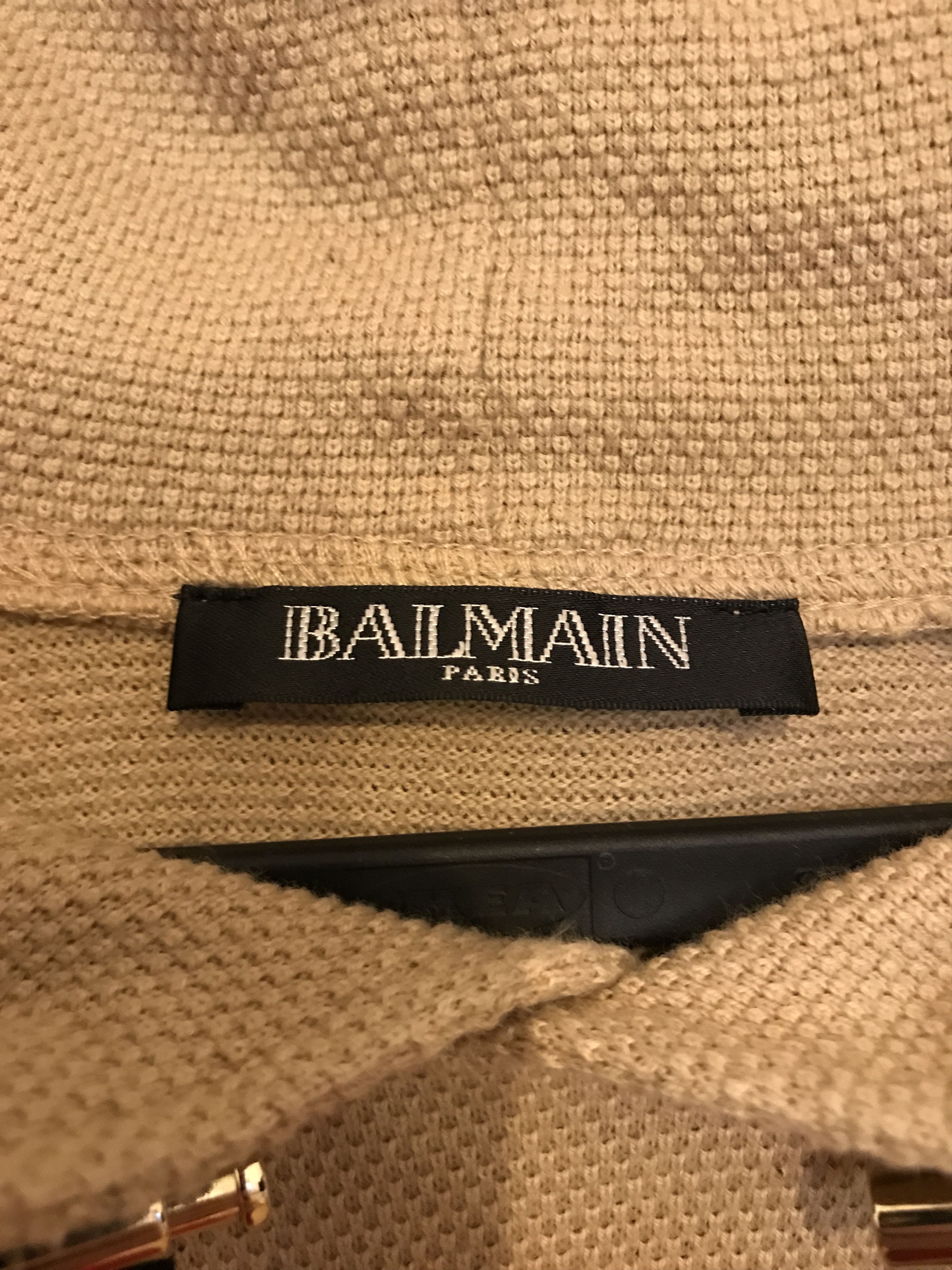 Balmain Balmain hoodie beige XL Size US XL / EU 56 / 4 - 4 Thumbnail