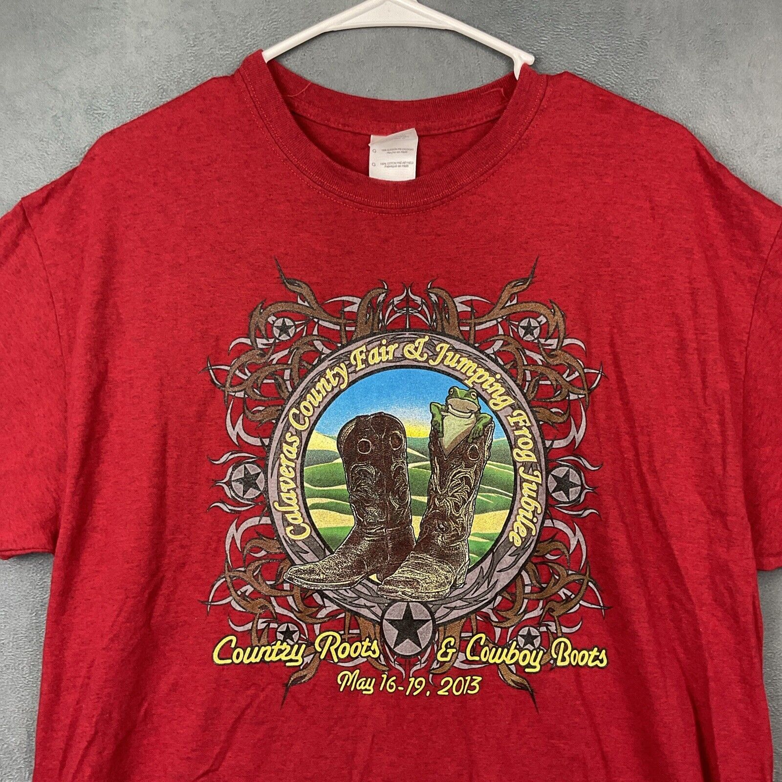 Gildan Vintage Gilman Shirt Men's Large Calaveras County Fair Jump Size US L / EU 52-54 / 3 - 6 Thumbnail