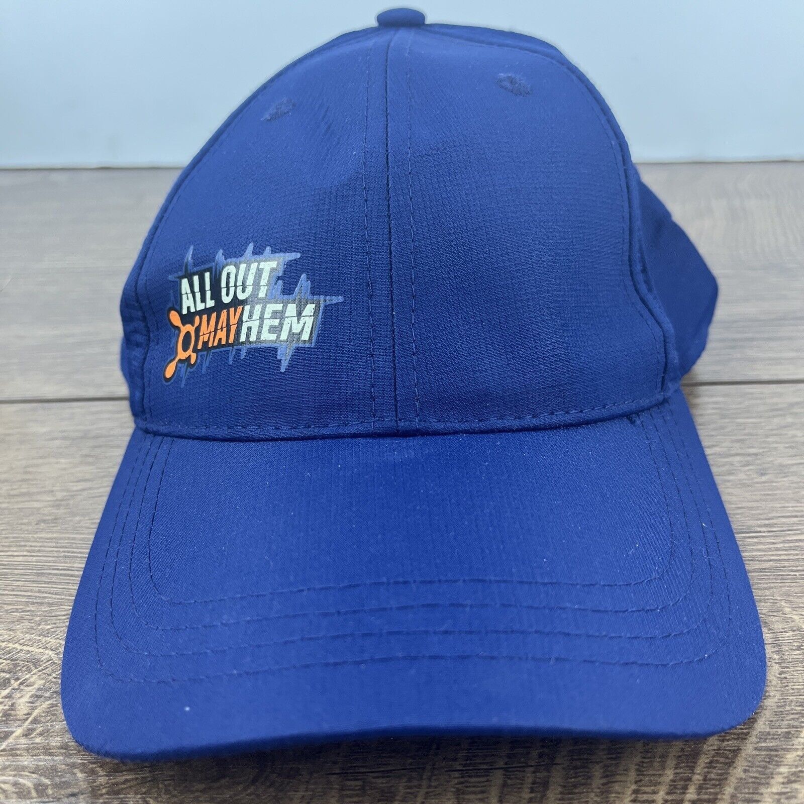 Other Mayhem Hat All Out Mayhem Hat Blue Hat Adjustable Adult Size Size ONE SIZE - 4 Thumbnail
