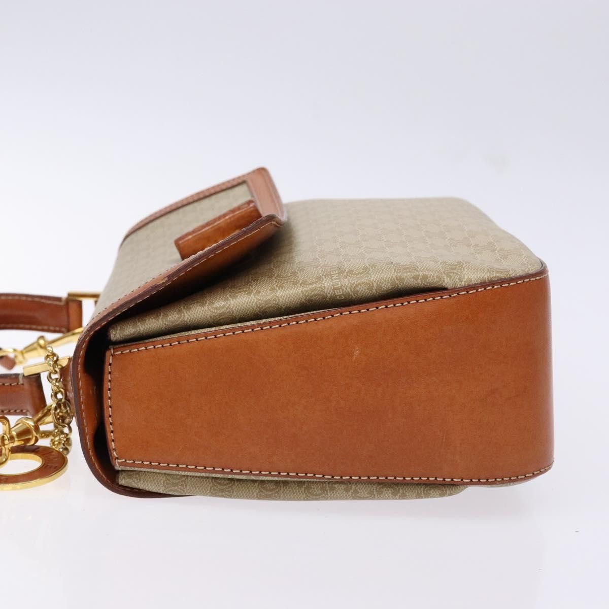 Celine CELINE Macadam Canvas Hand Bag Pvc Beige Gold Size ONE SIZE - 5 Thumbnail