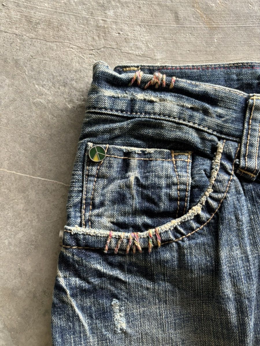 Hysteric Glamour × Japanese Brand twist style antgauge japanese jeans super sick backpocket Size US 31 - 9 Thumbnail