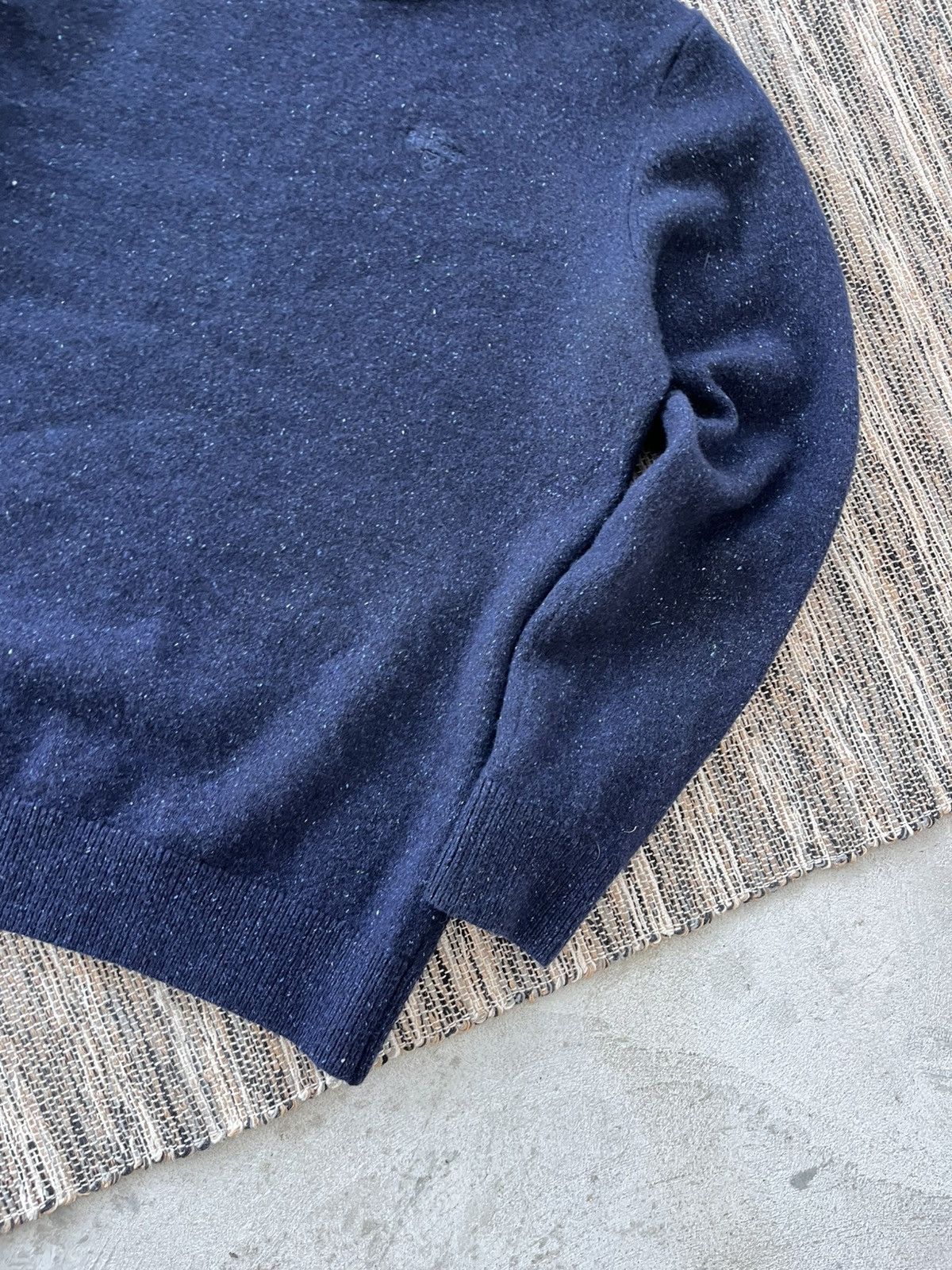 Barbour Vintage Barbour Navy Luxury Avantgarde Knit Wool Sweater Y2K Size US M / EU 48-50 / 2 - 5 Thumbnail
