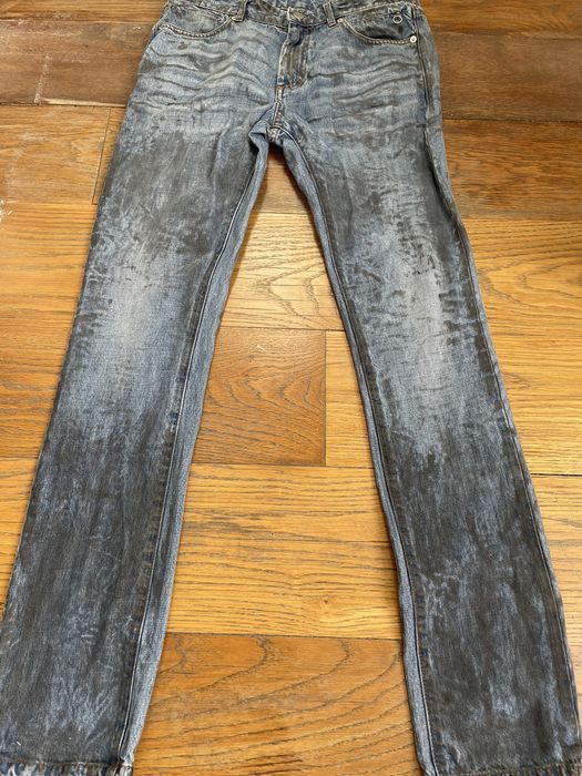 Alyx Alyx Waxed 5 Pocket Carry Over Indigo Denim Jeans | Grailed