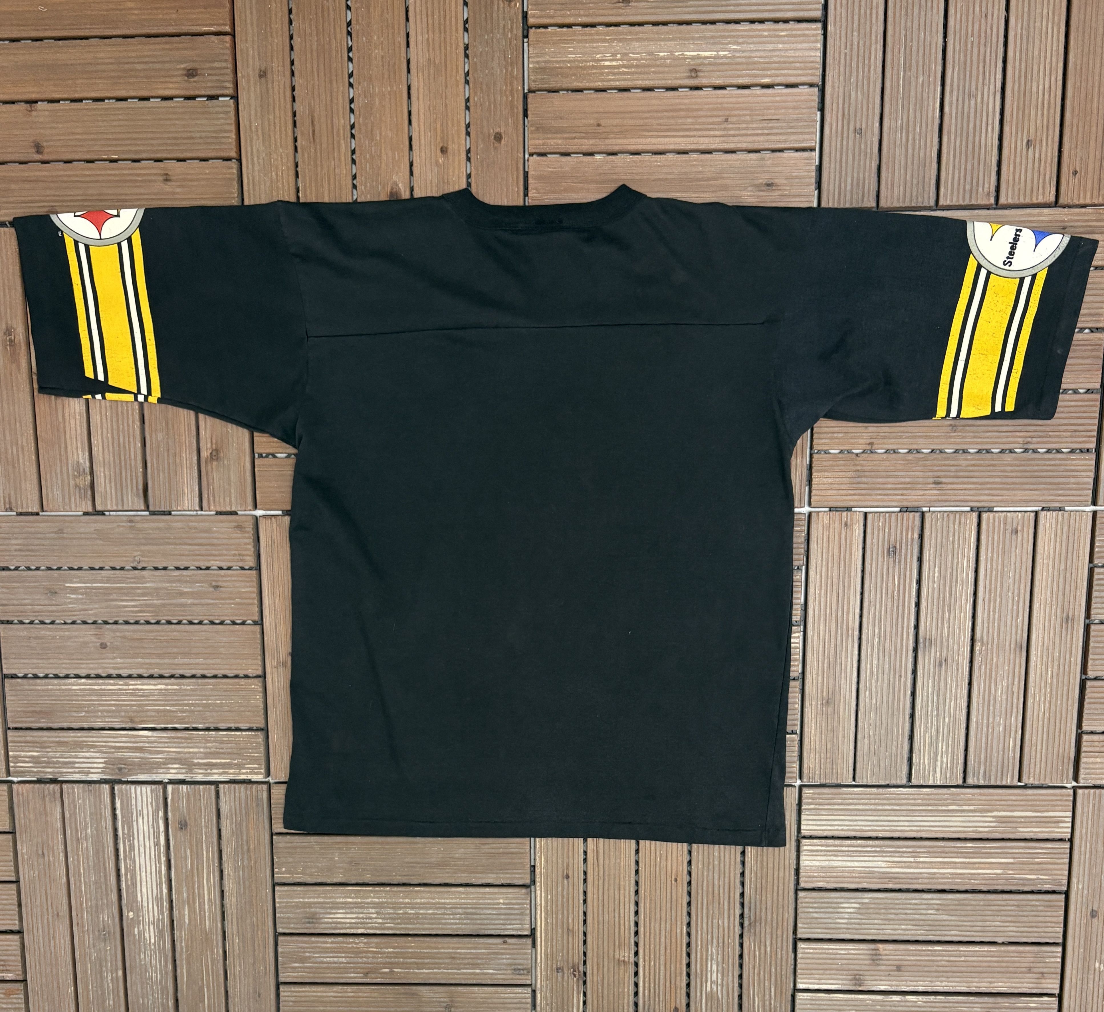 Vintage Pittsburgh Steelers Vintage Black T-Shirt Tee Size US XL / EU 56 / 4 - 4 Thumbnail