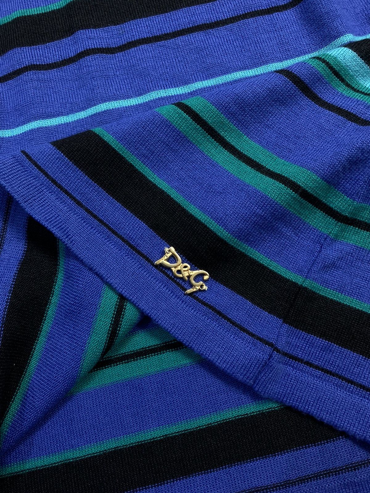 Dolce & Gabbana Dolce & Gabban Knit Longsleeve Shirt Size M / US 6-8 / IT 42-44 - 4 Thumbnail