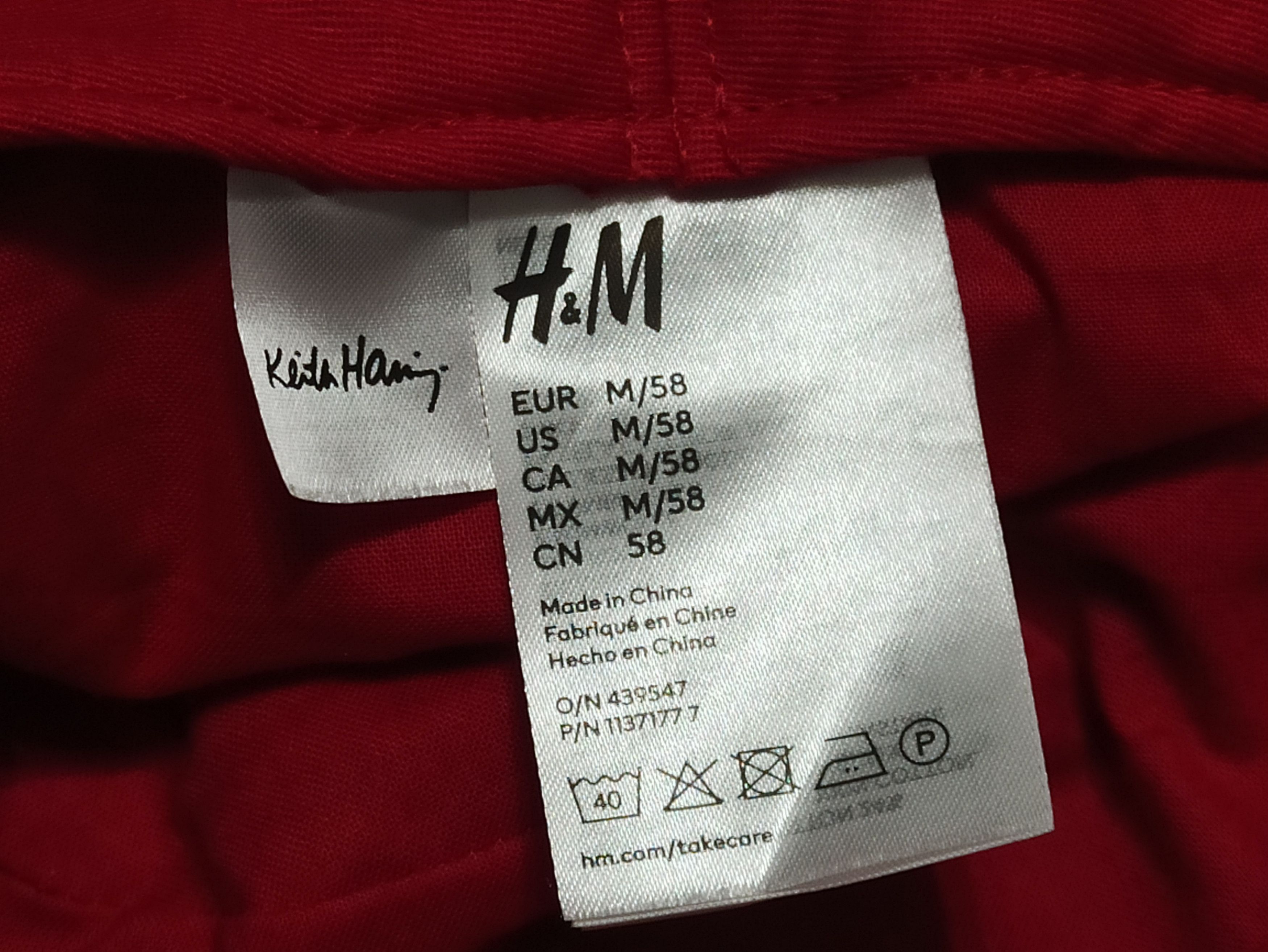 H&M × Keith Haring H&M x Keith Haring Limited Edition Terry Hat Size ONE SIZE - 4 Thumbnail