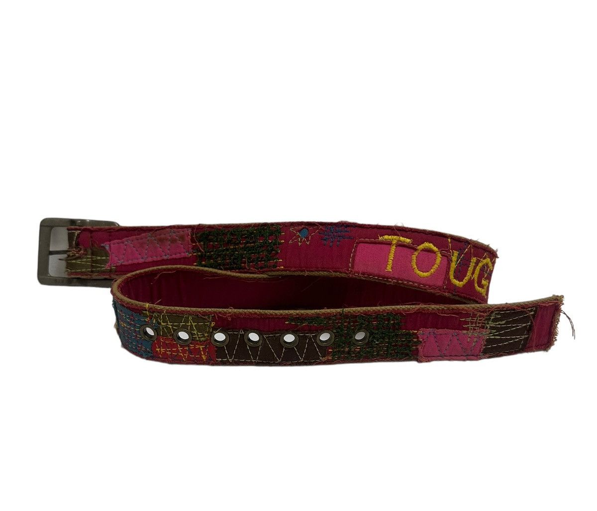 If Six Was Nine Tough Jeansmith Boro Patchwork Multicolor Belt Size ONE SIZE - 7 Thumbnail