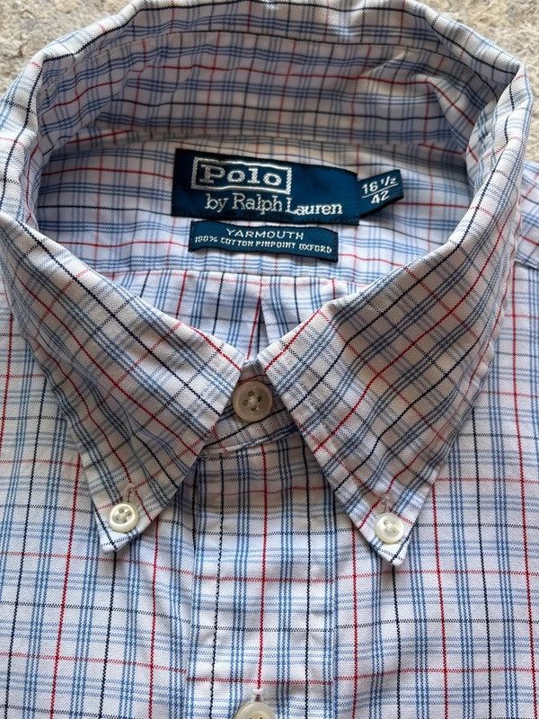 Polo Ralph Lauren Polo Ralph Lauren Sz 16 1/2 Checked Shirt Small Pony Size US L / EU 52-54 / 3 - 3 Thumbnail