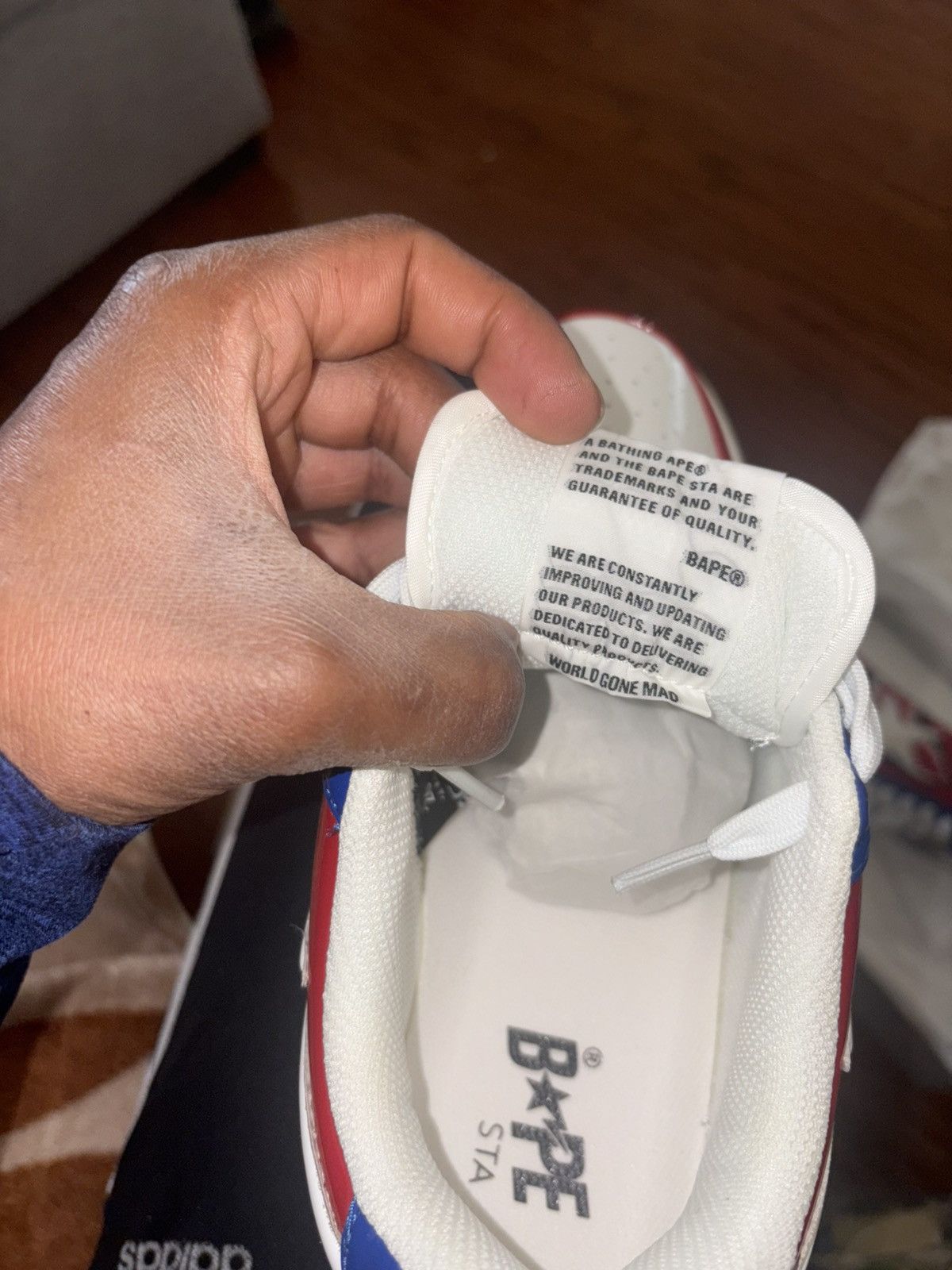 Bape Bapesta shark M1 Size US 8 / EU 41 - 6 Thumbnail