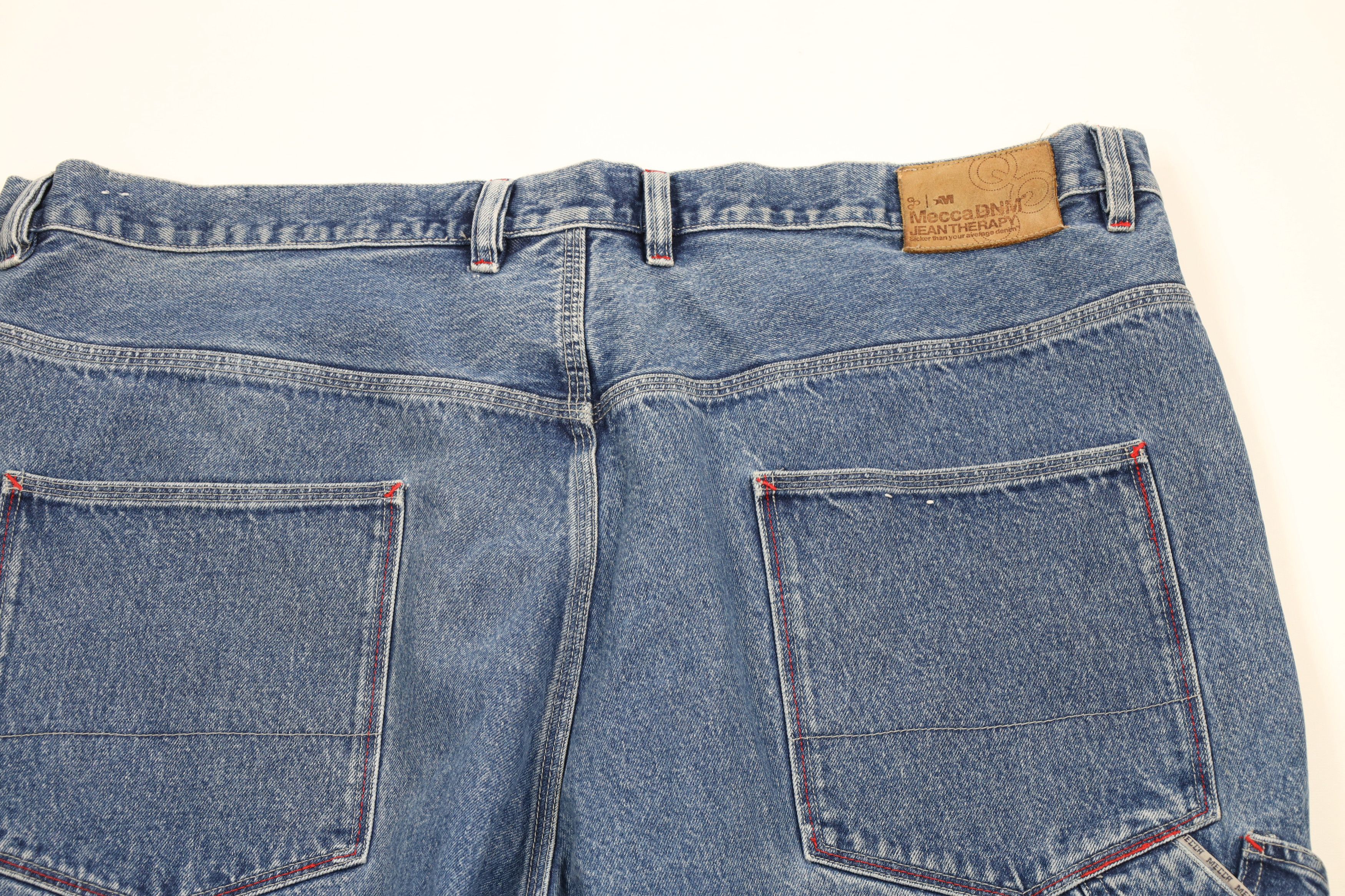Vintage Vintage 90s Streetwear Baggy Fit Hip Hop Denim Jeans Blue Size US 44 / EU 60 - 10 Thumbnail