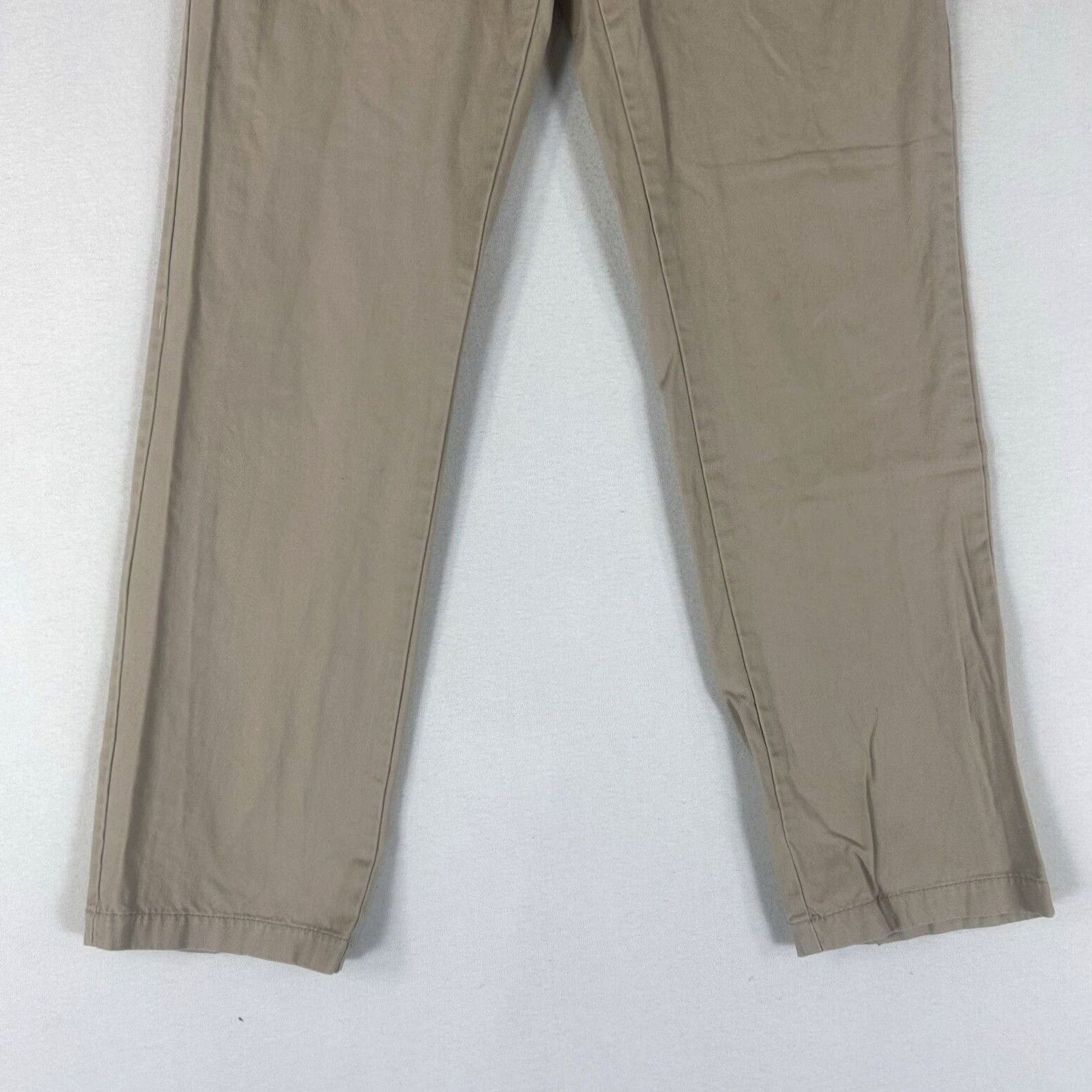 Old Navy Old Navy Khaki Pants Mens 28x30 Straight Leg Cotton Casual Size US 28 / EU 44 - 3 Thumbnail