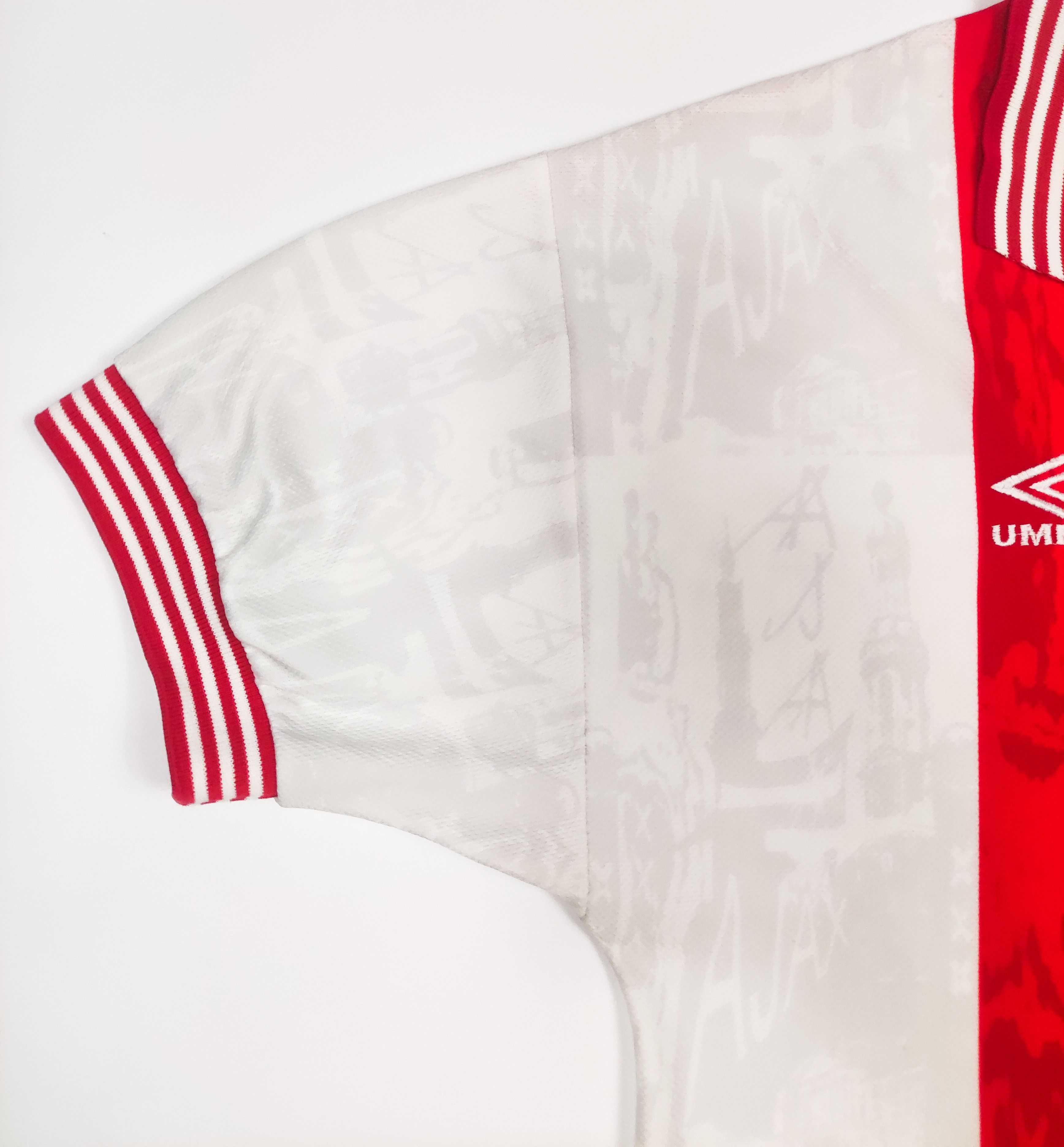 Umbro Ajax Amsterdam 1996 1997 Umbro Home Shirt Kit Jersey Size US M / EU 48-50 / 2 - 4 Thumbnail