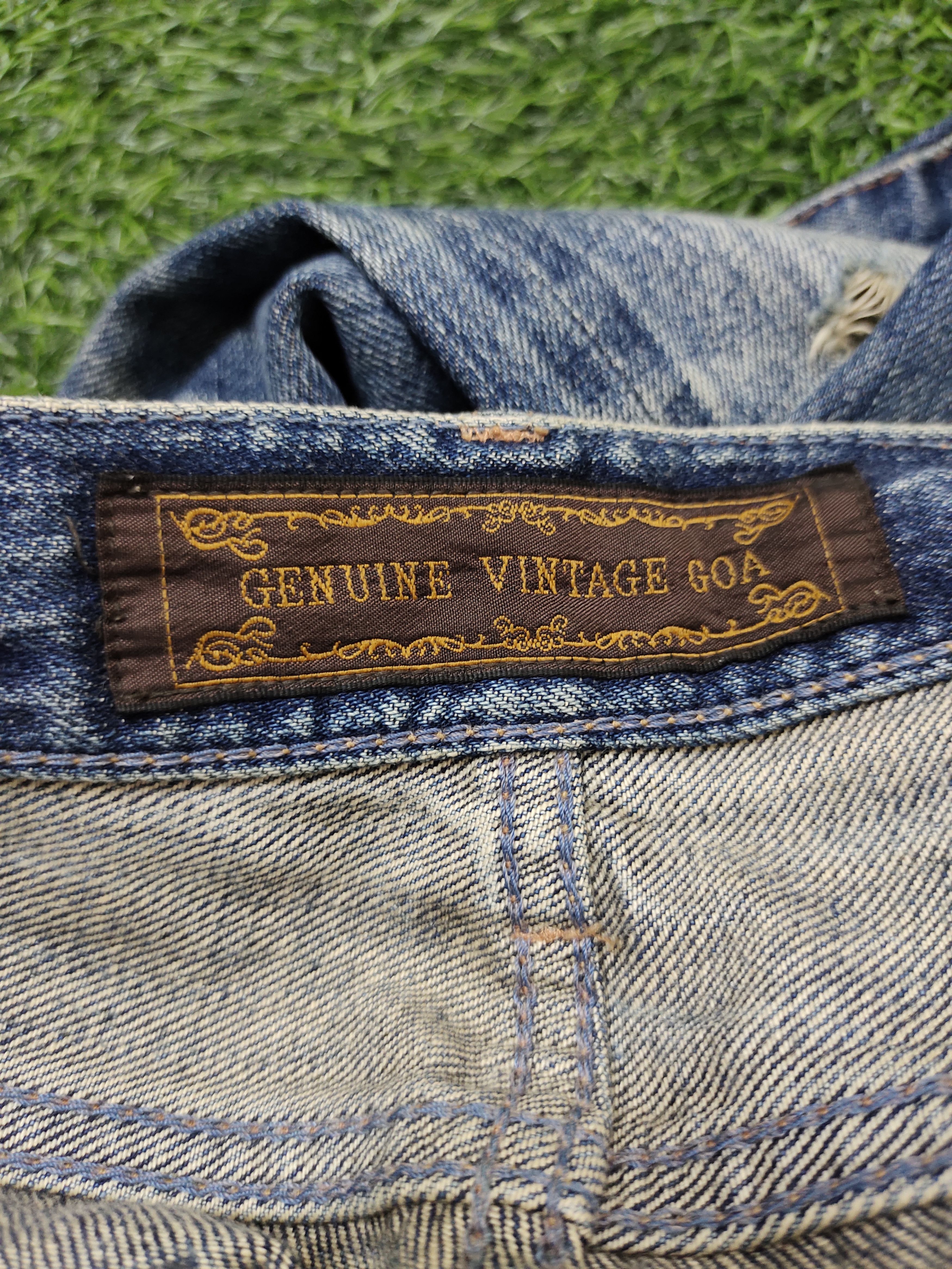 GOA Vintage GOA Clawmark Distress Selvedge Denim Jeans Size US 32 / EU 48 - 18 Thumbnail
