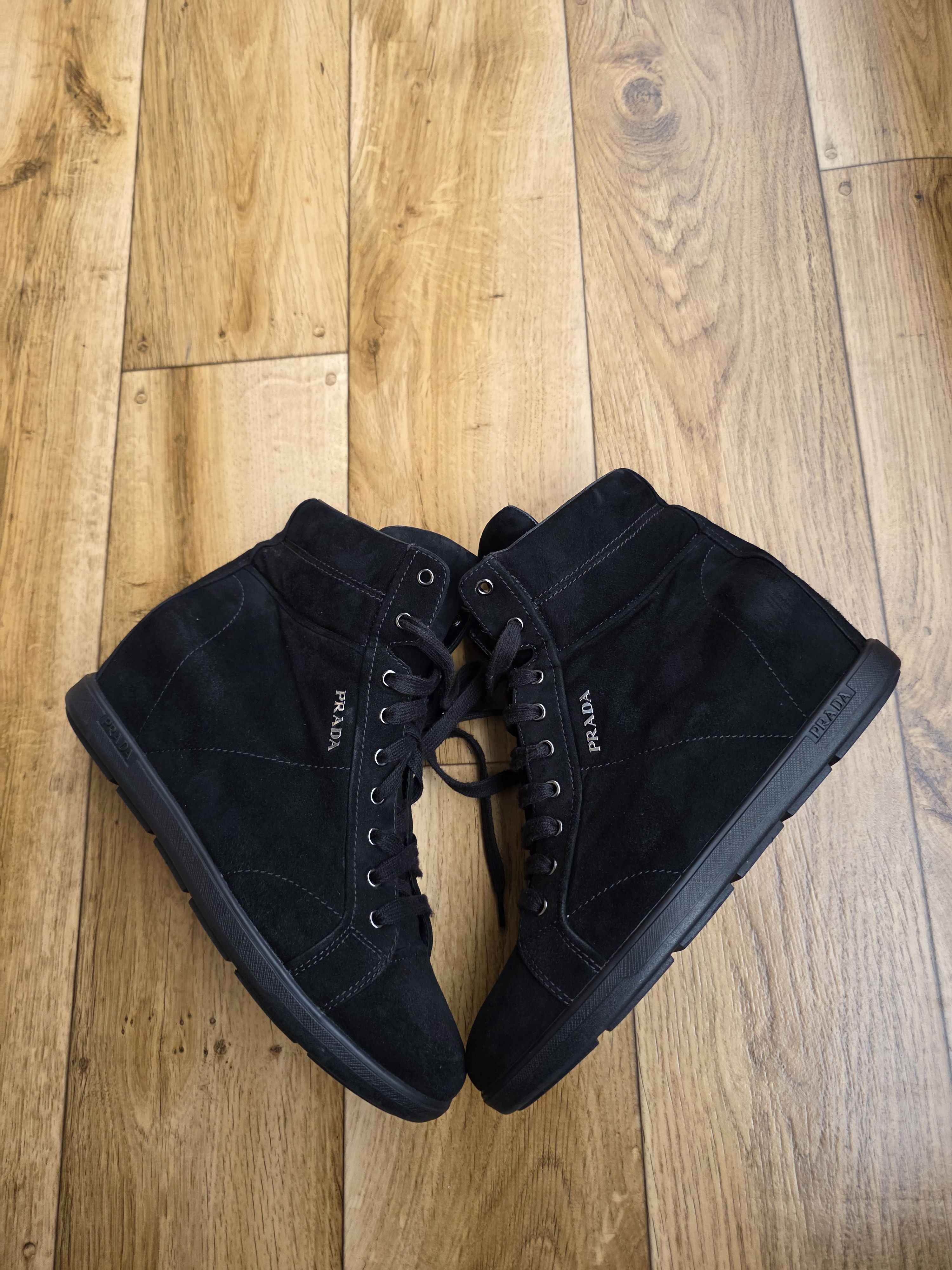 Prada Prada Sport Wedge Suede Boots Size US 10 / IT 40 - 1 Thumbnail