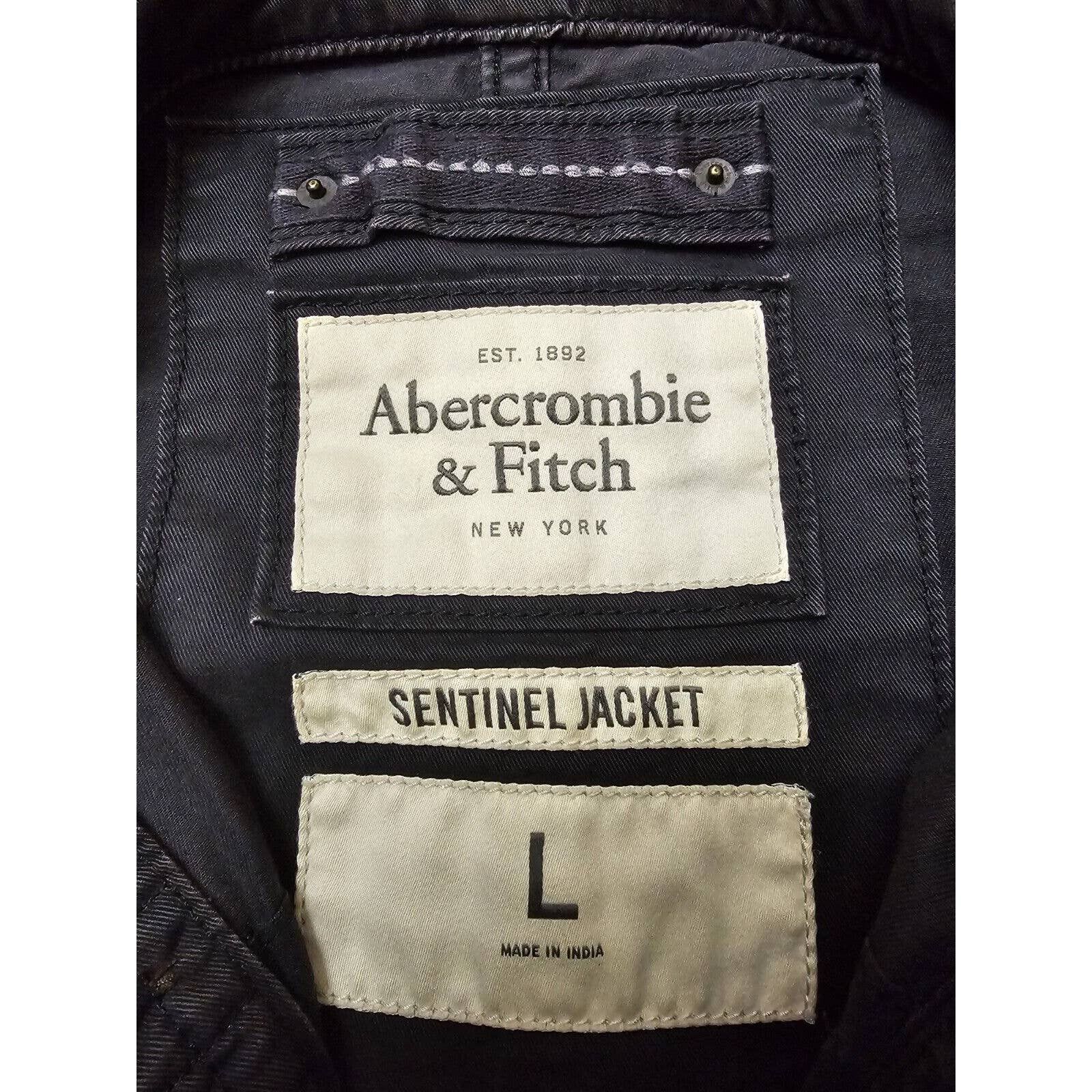 Abercrombie Fitch Sentinel Jacket Military Full Zip hot