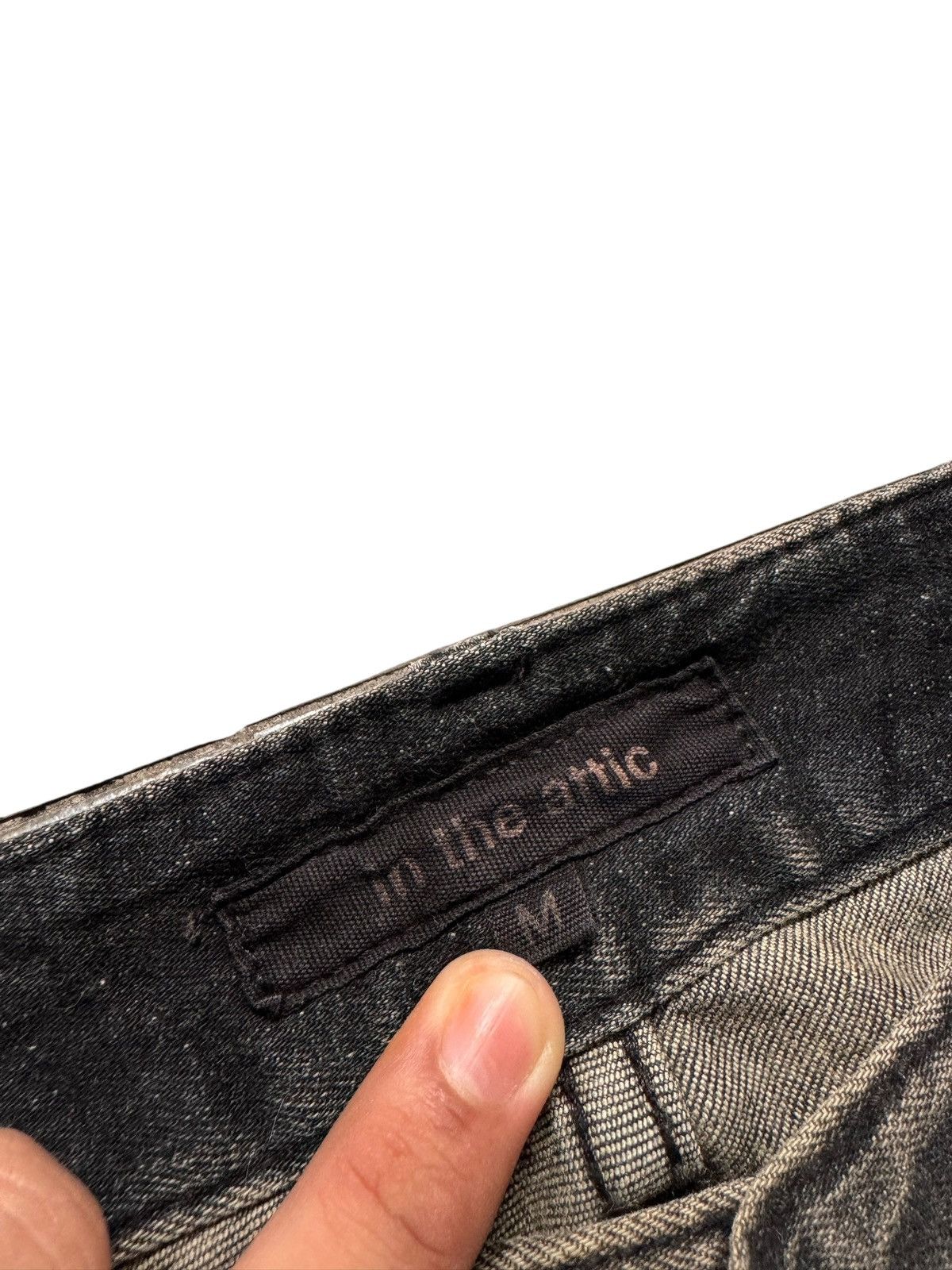 If Six Was Nine 00s in the attic acid wash stretch jeans Size US 31 - 6 Thumbnail