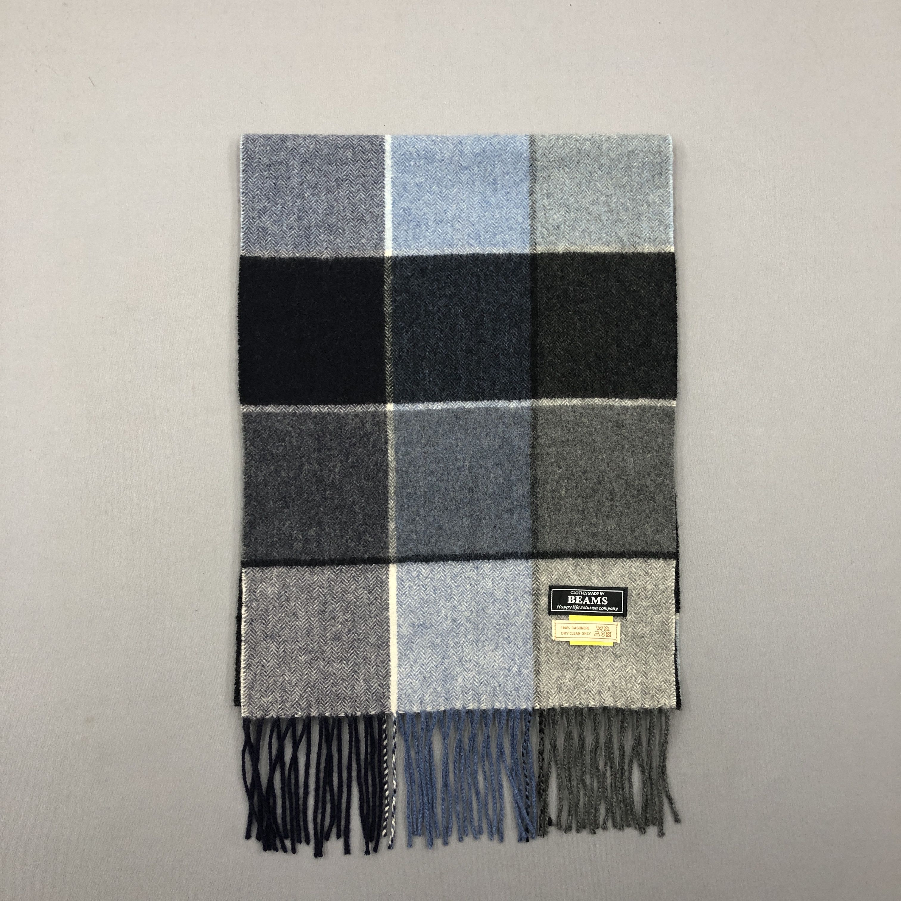 Beams Plus Vintage Beams Scarf Muffler Wool Cashmere Scarves Size ONE SIZE - 2 Thumbnail