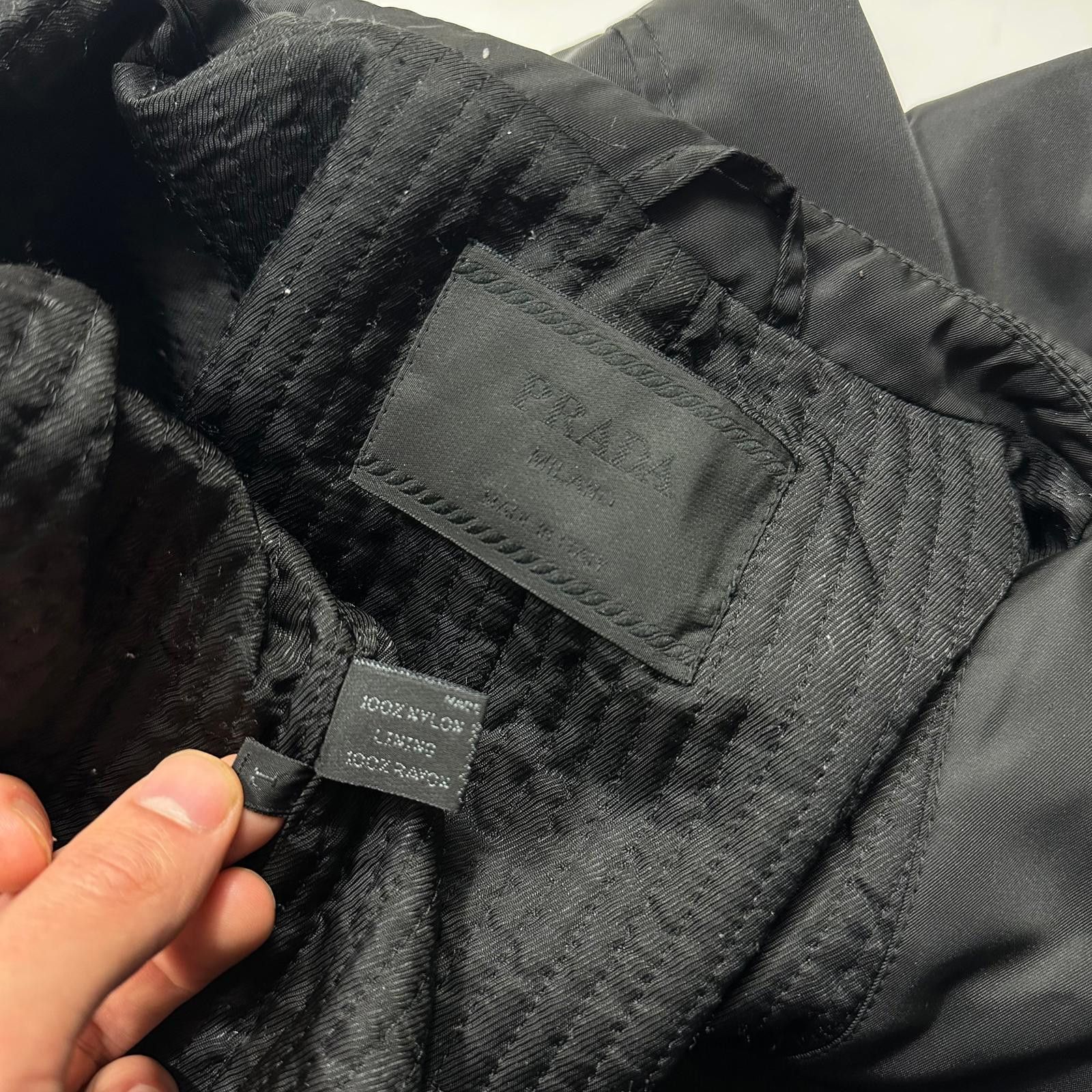 Prada Prada 90’s Quilted Nylon Belt Parka Jacket - UK10 Size M / US 6-8 / IT 42-44 - 9 Thumbnail